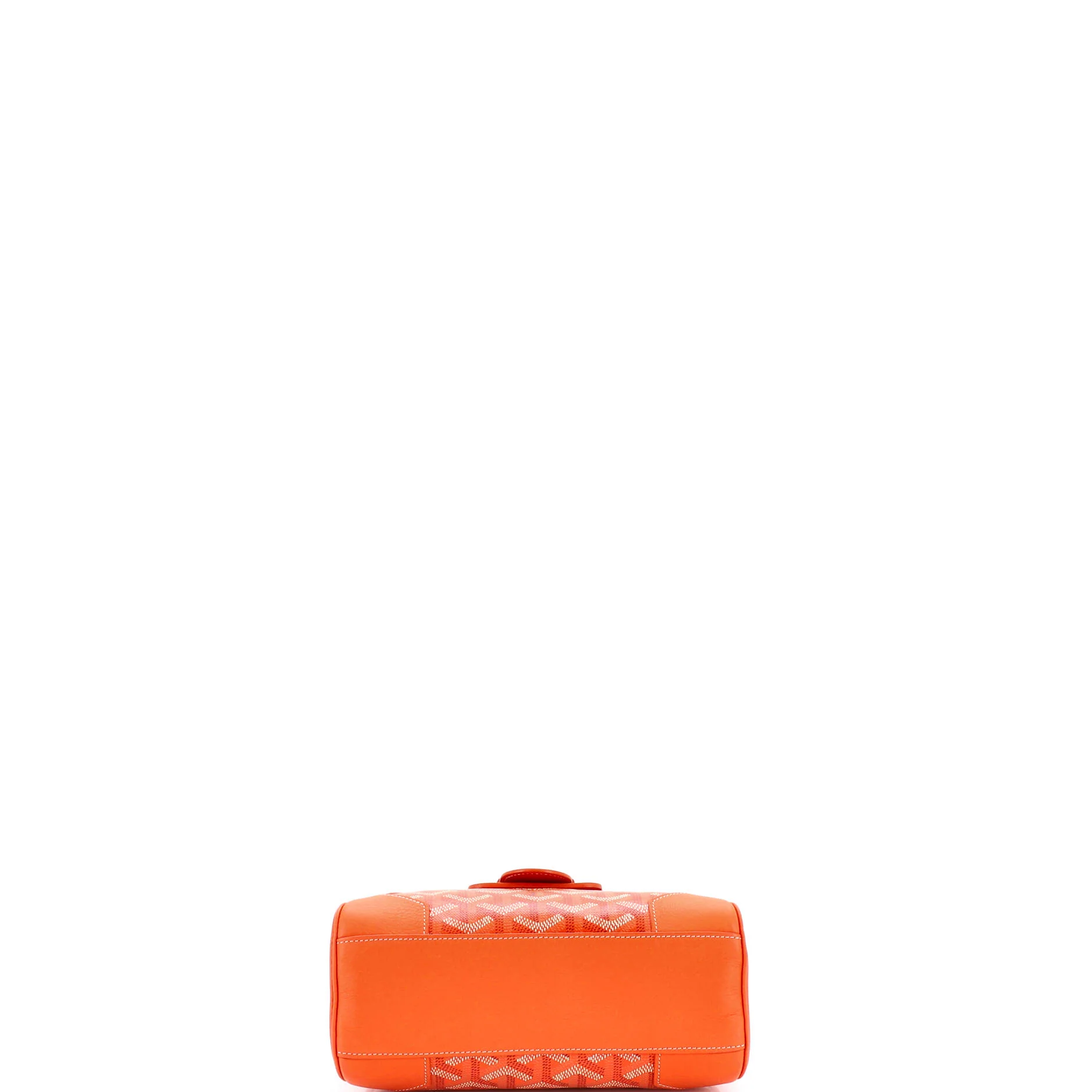 Saigon Top Handle Bag Coated Canvas with Leather Mini - Image 4