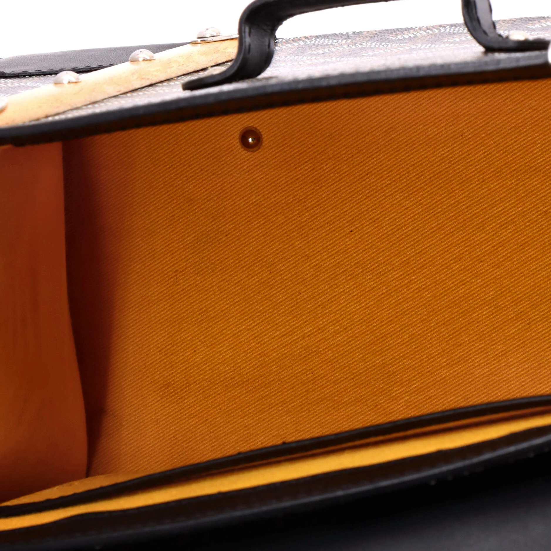 Saigon Top Handle Bag Coated Canvas with Leather PM - Image 5
