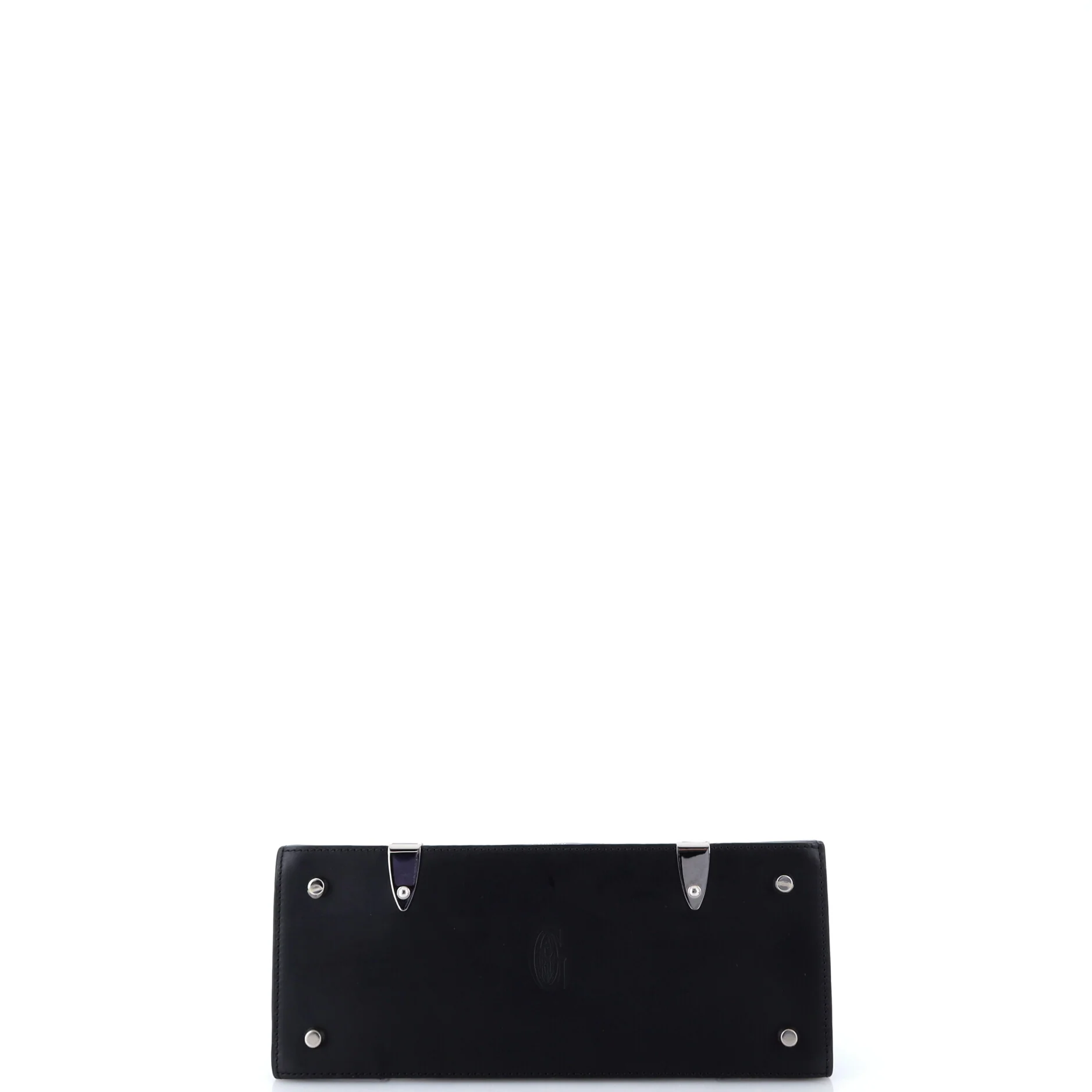 Saigon Top Handle Bag Coated Canvas with Leather PM - Image 4