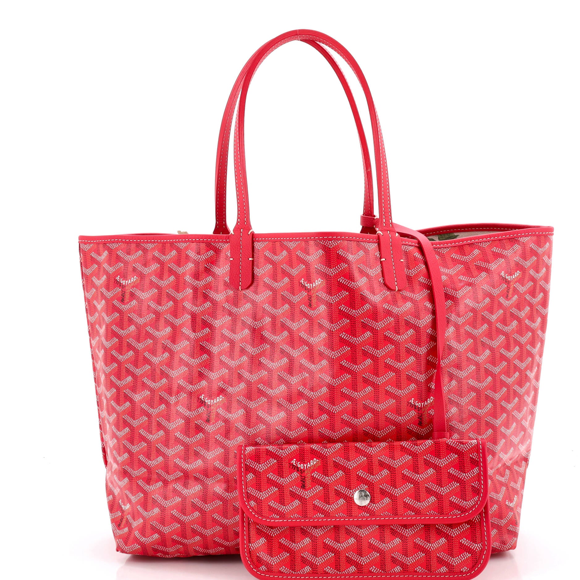 Saint Louis Reversible Tote Coated Canvas and Printed Canvas PM - Image 2