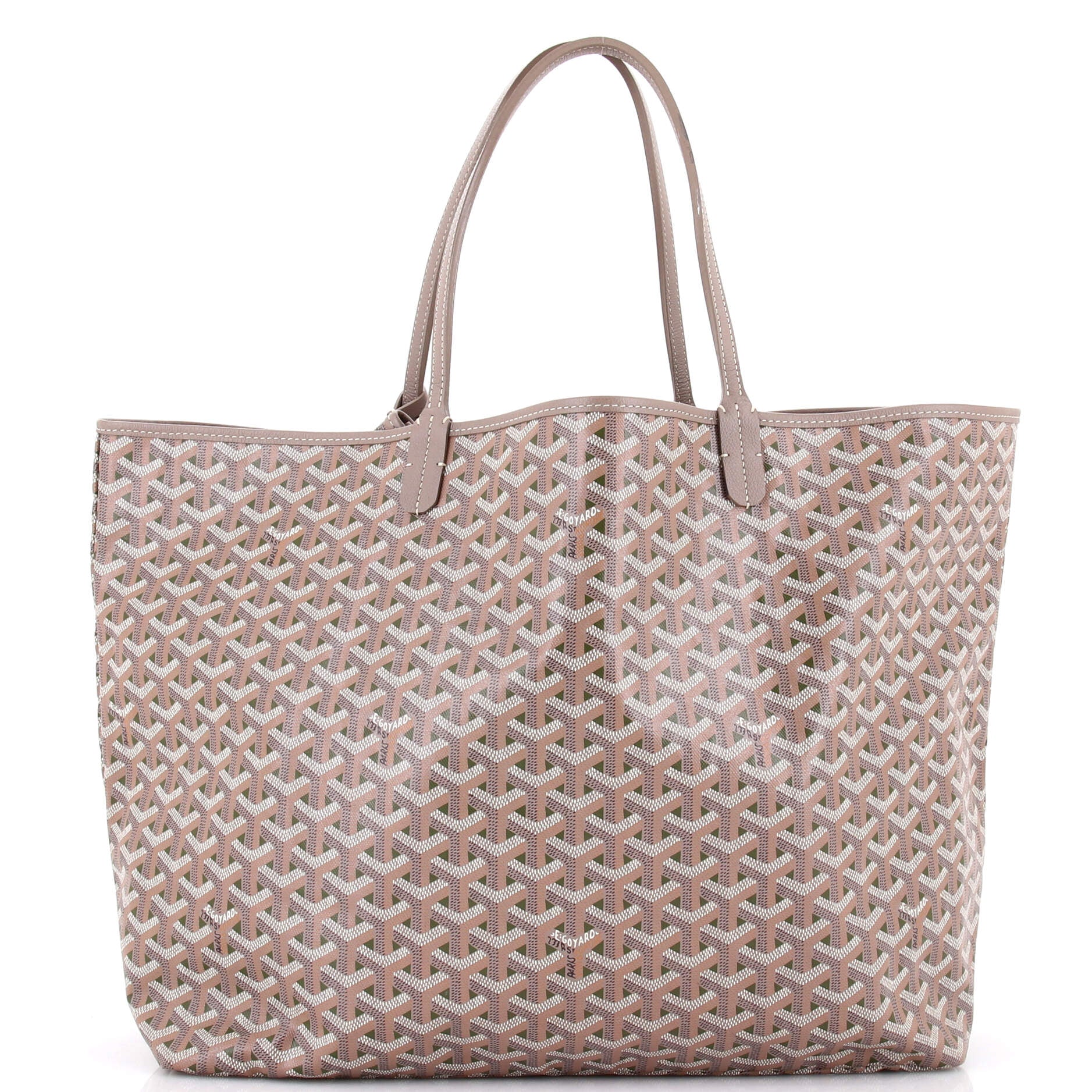 Saint Louis Tote Claire Voie Coated Canvas GM