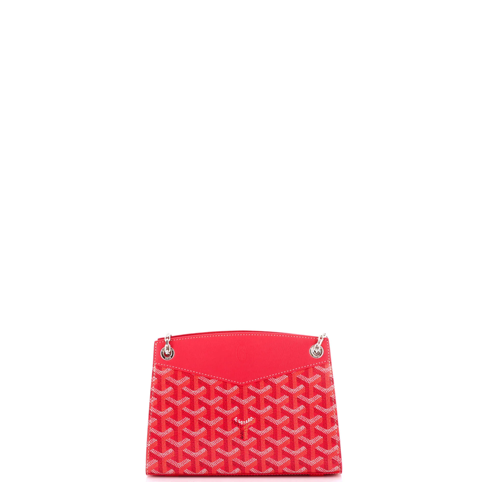 Structured Rouette Chain Shoulder Bag Coated Canvas Mini - Image 3
