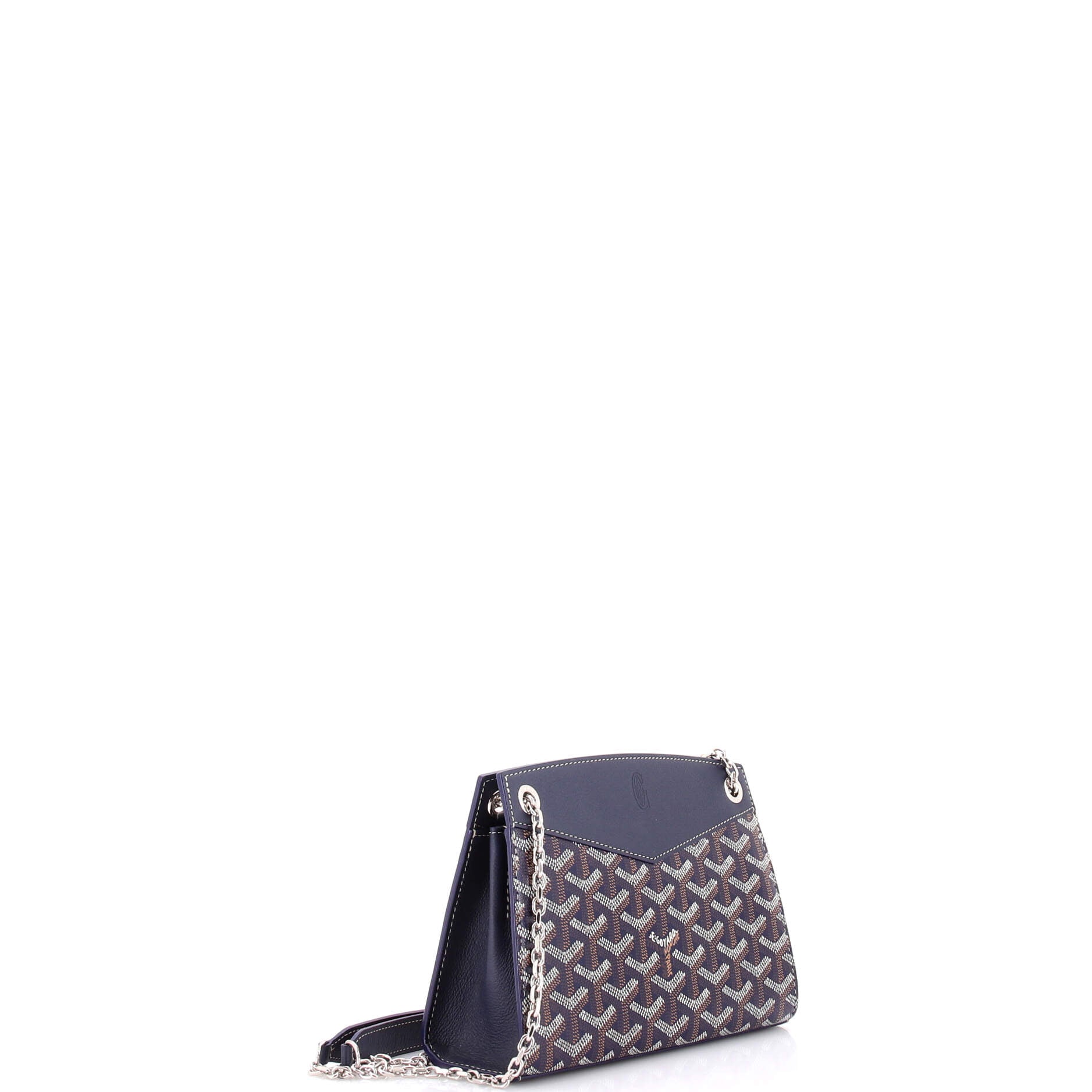 Structured Rouette Chain Shoulder Bag Coated Canvas Mini - Image 2