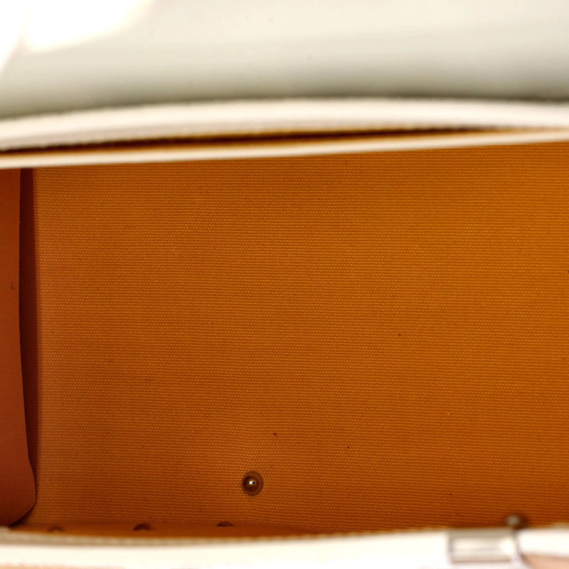 Structured Saigon Top Handle Bag Coated Canvas with Leather Mini - Image 5