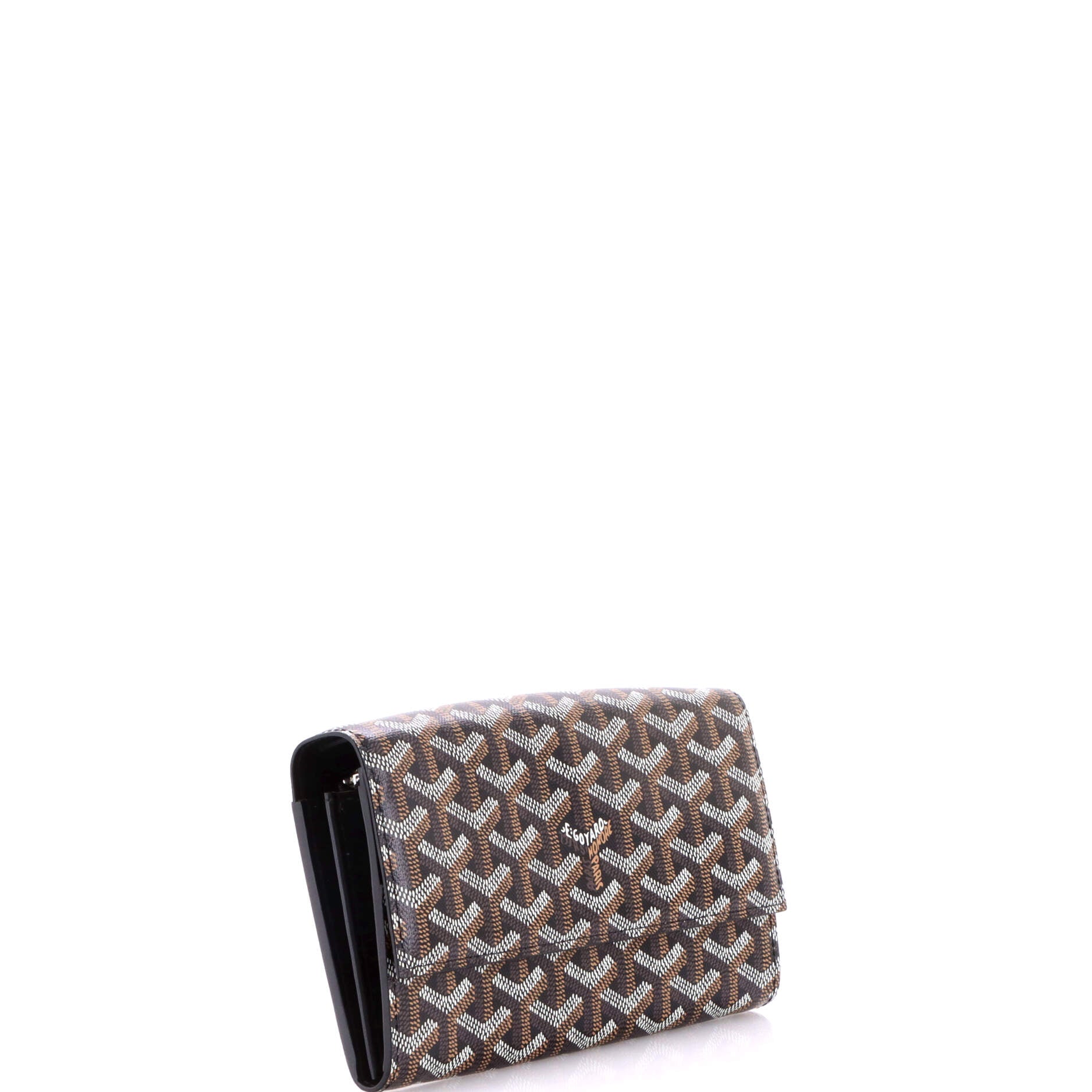 Varenne Continental Wallet with Strap Coated Canvas - Image 2