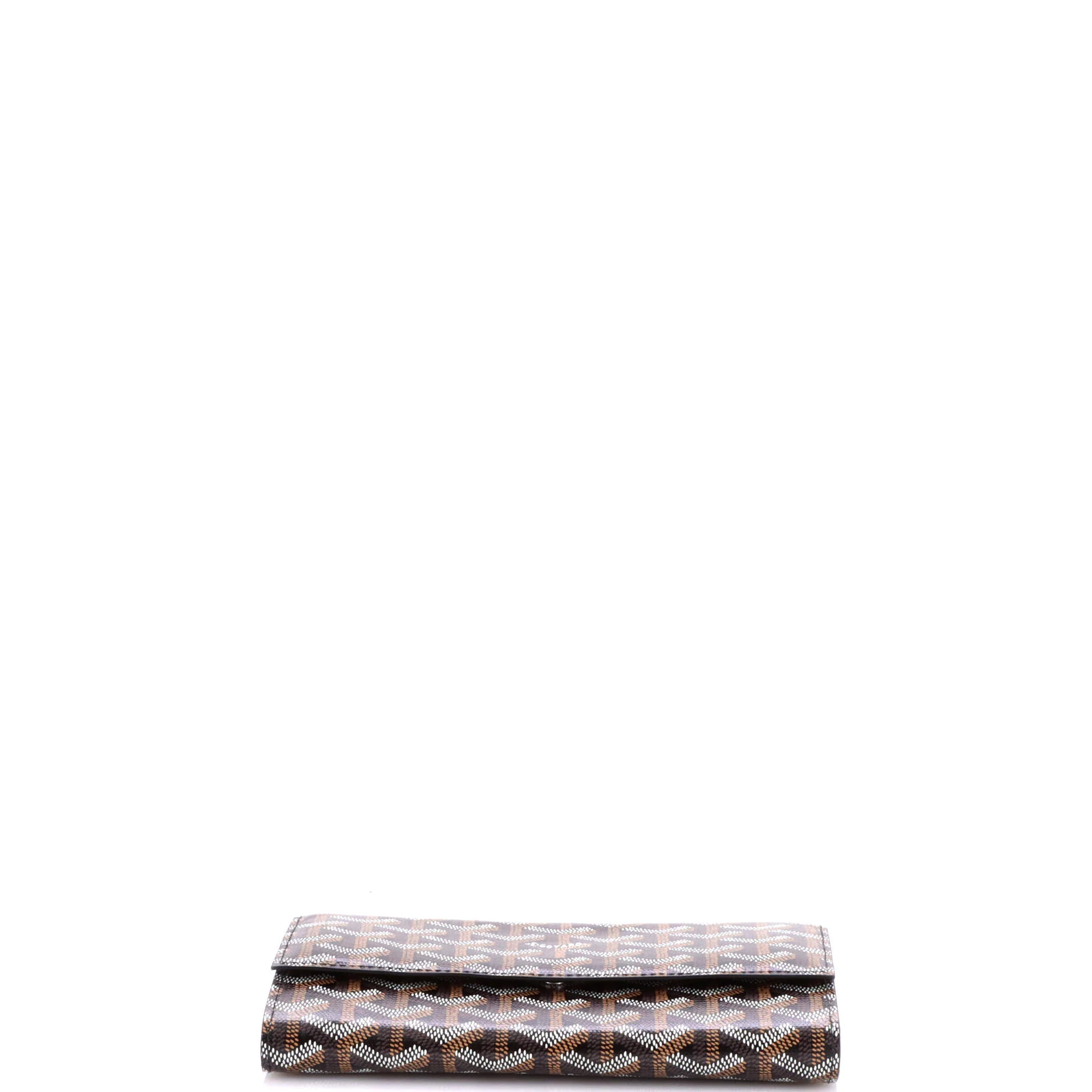 Varenne Continental Wallet with Strap Coated Canvas - Image 4