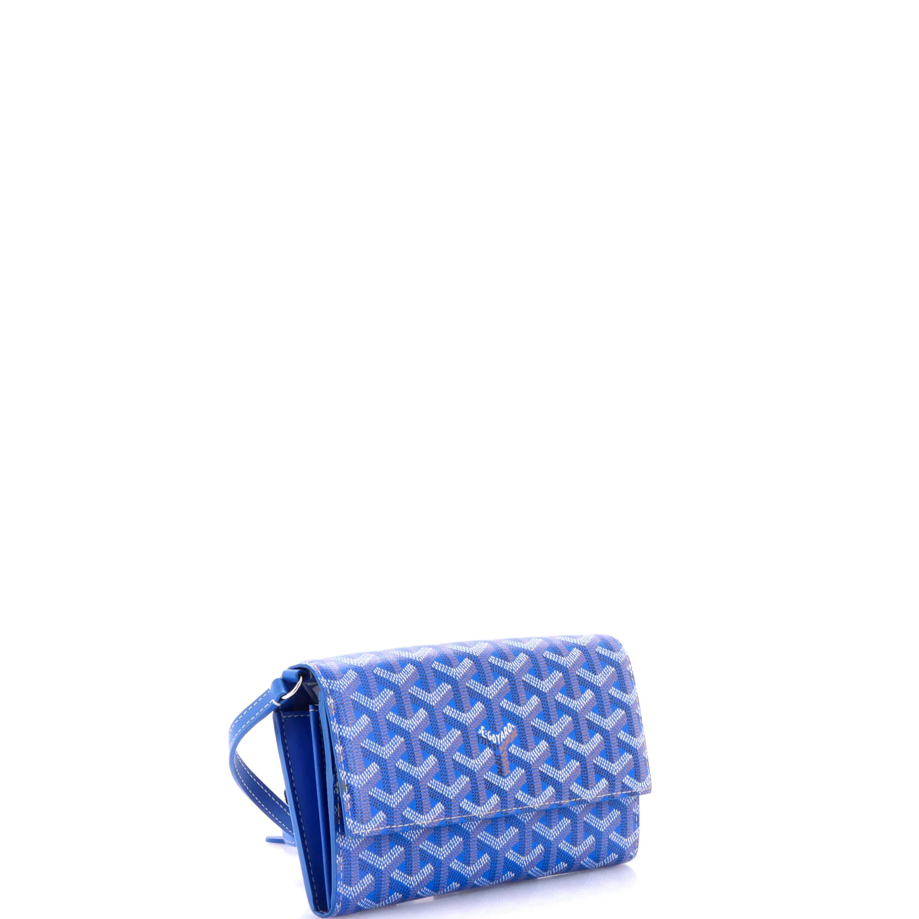 Varenne Continental Wallet with Strap Coated Canvas - Image 2