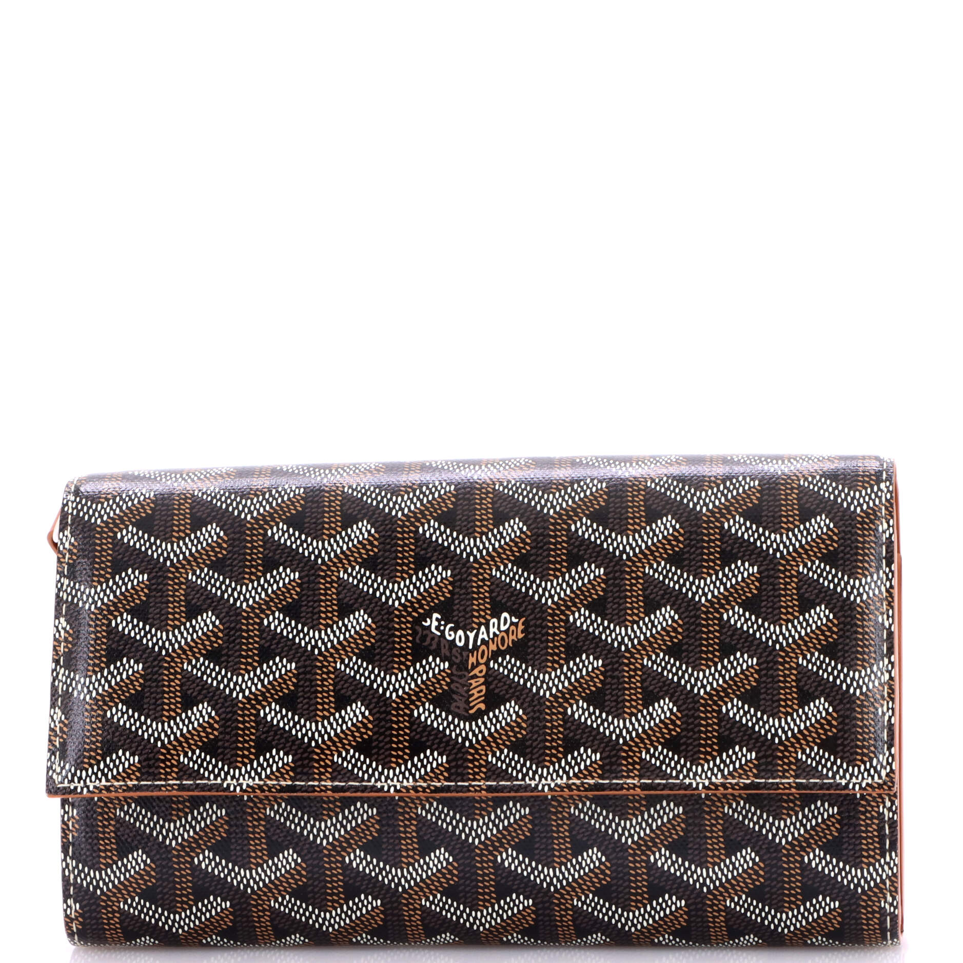 Varenne Continental Wallet with Strap Coated Canvas