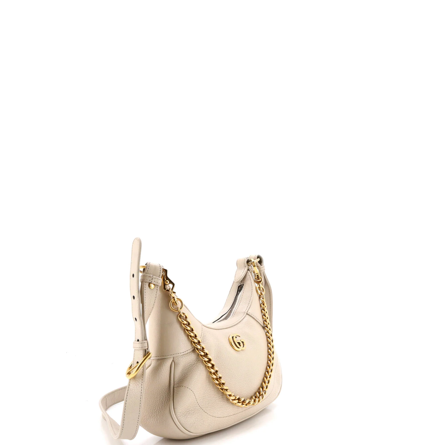 Aphrodite Zip Shoulder Bag Leather Small - Image 2