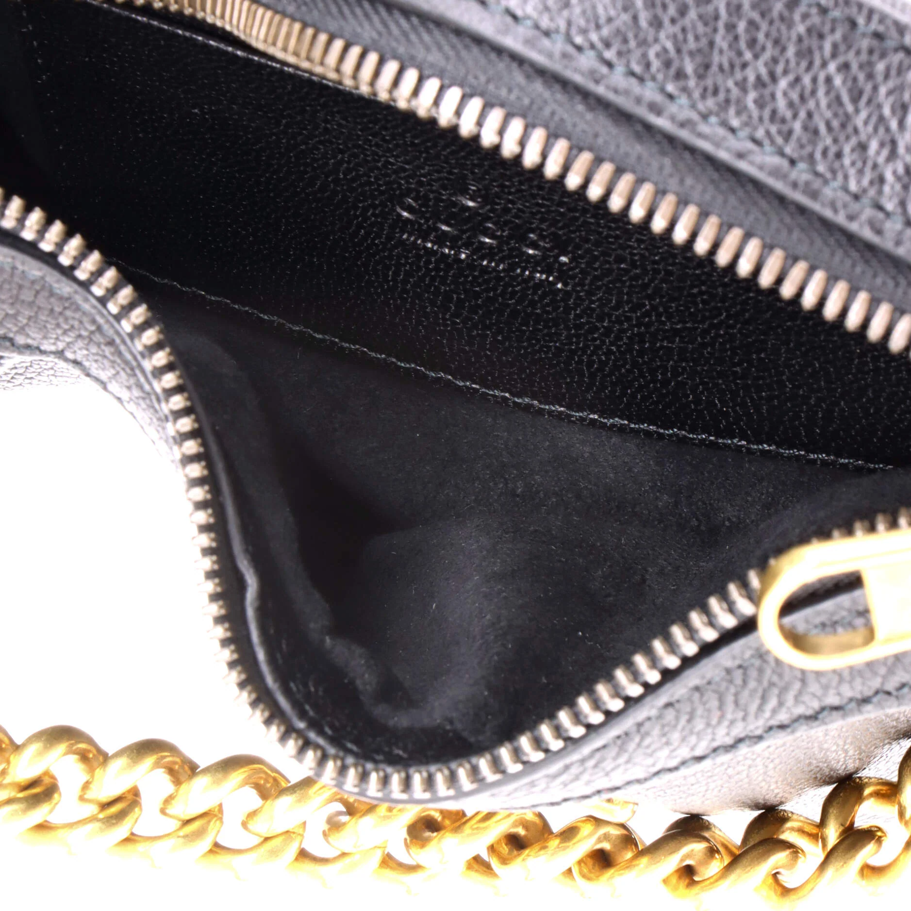 Aphrodite Zip Shoulder Bag Leather Small - Image 5