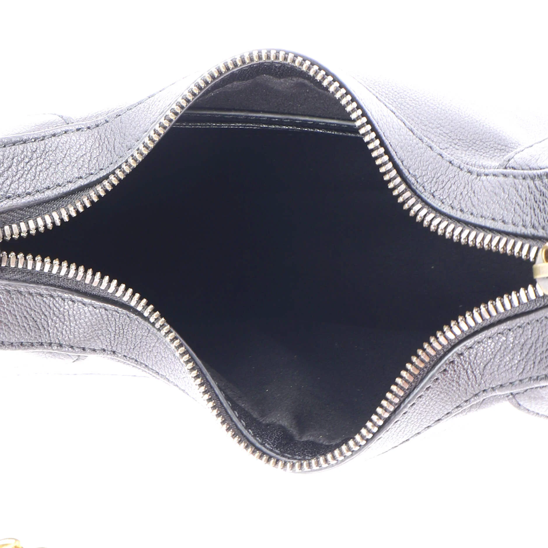 Aphrodite Zip Shoulder Bag Leather Small - Image 5