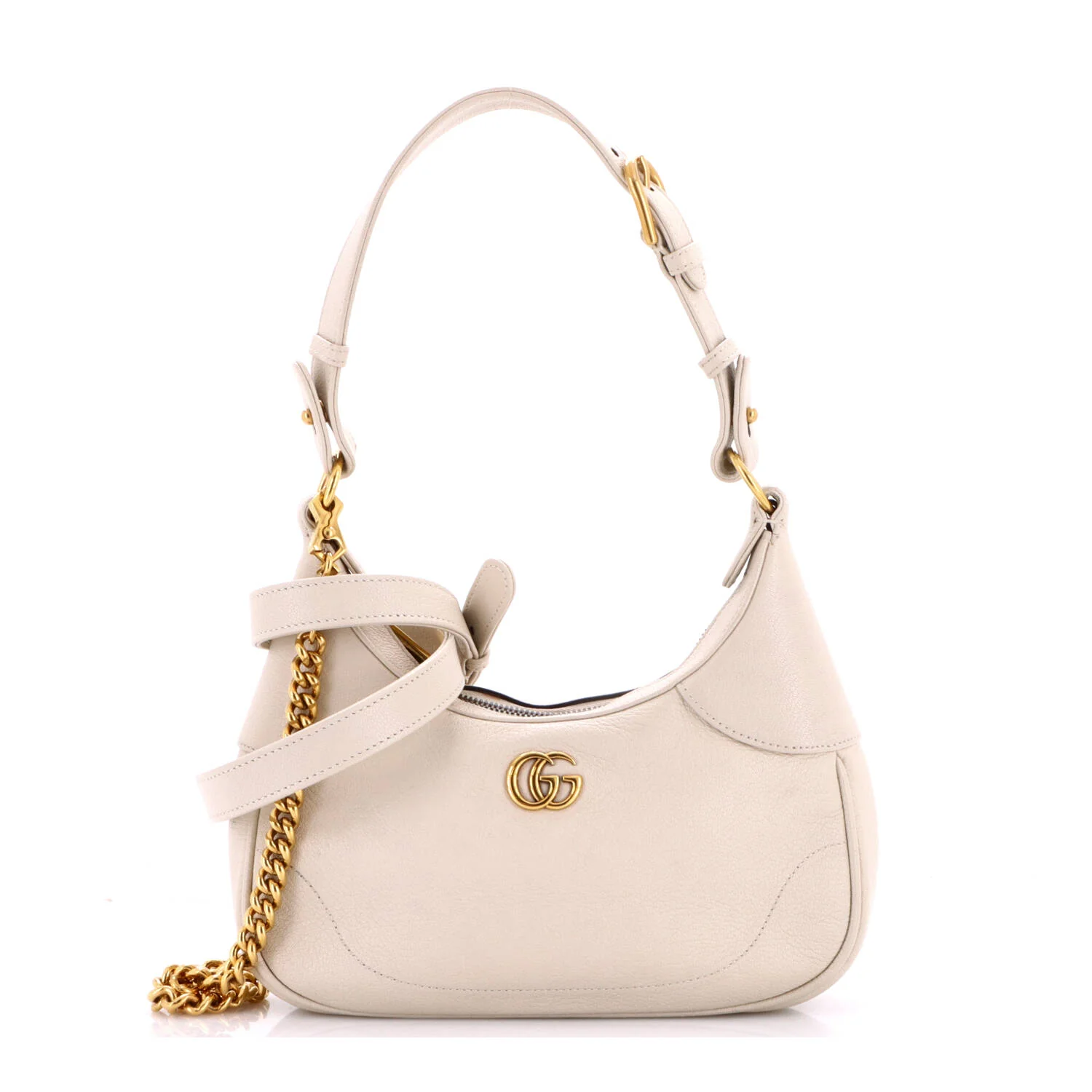 Aphrodite Zip Shoulder Bag Leather Small