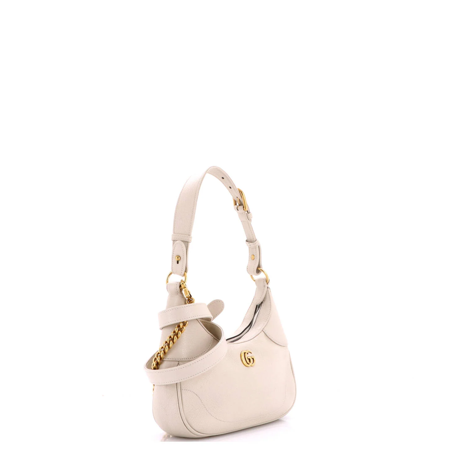 Aphrodite Zip Shoulder Bag Leather Small - Image 2
