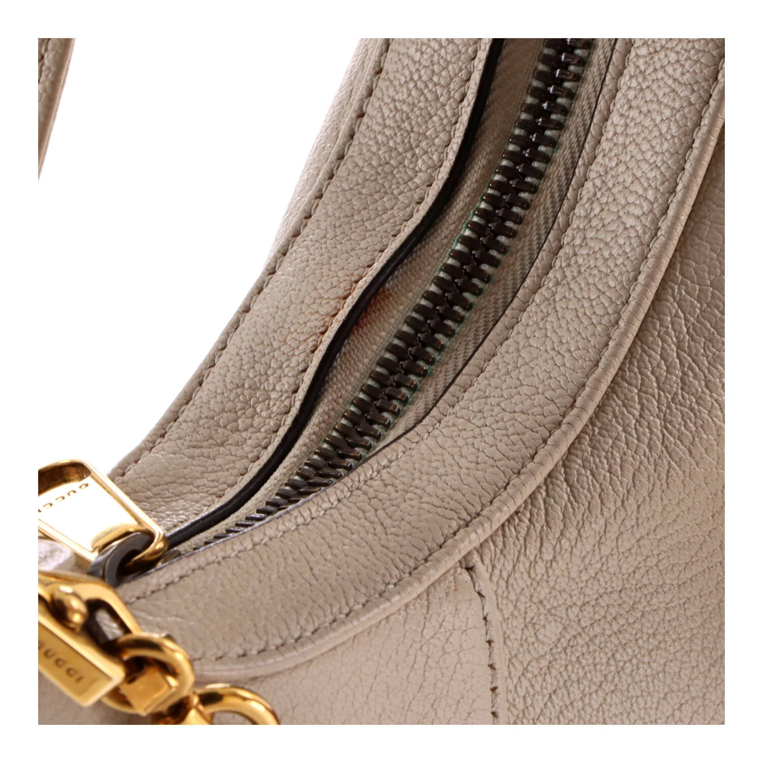 Aphrodite Zip Shoulder Bag Leather Small - Image 6
