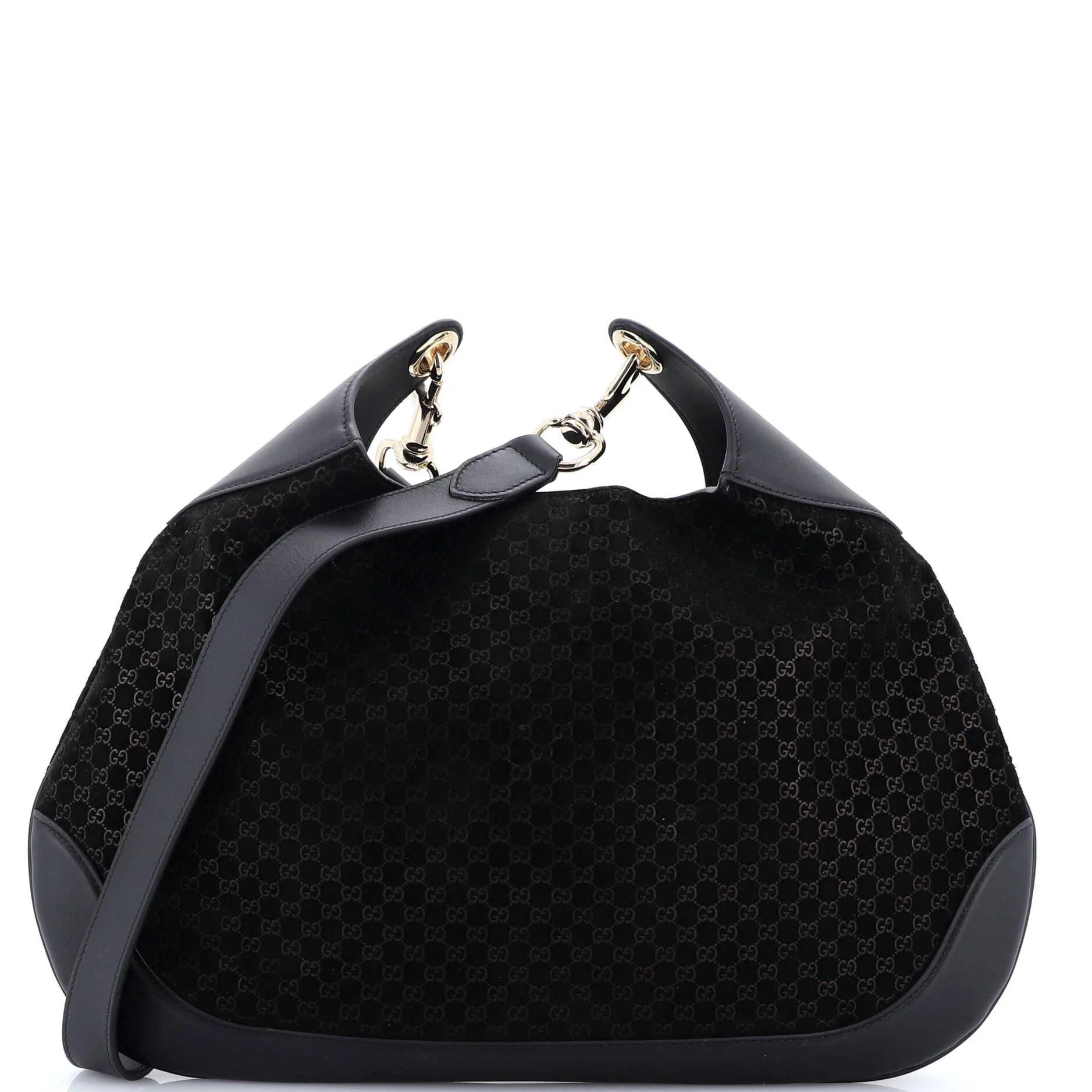 B Shoulder Bag GG Suede Medium