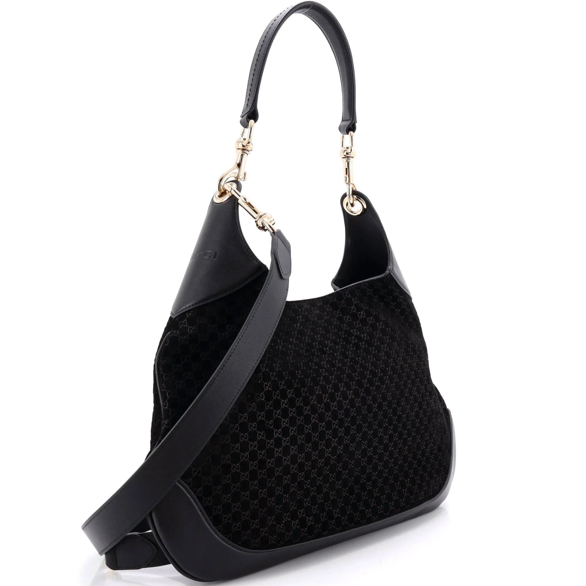 B Shoulder Bag GG Suede Medium - Image 2