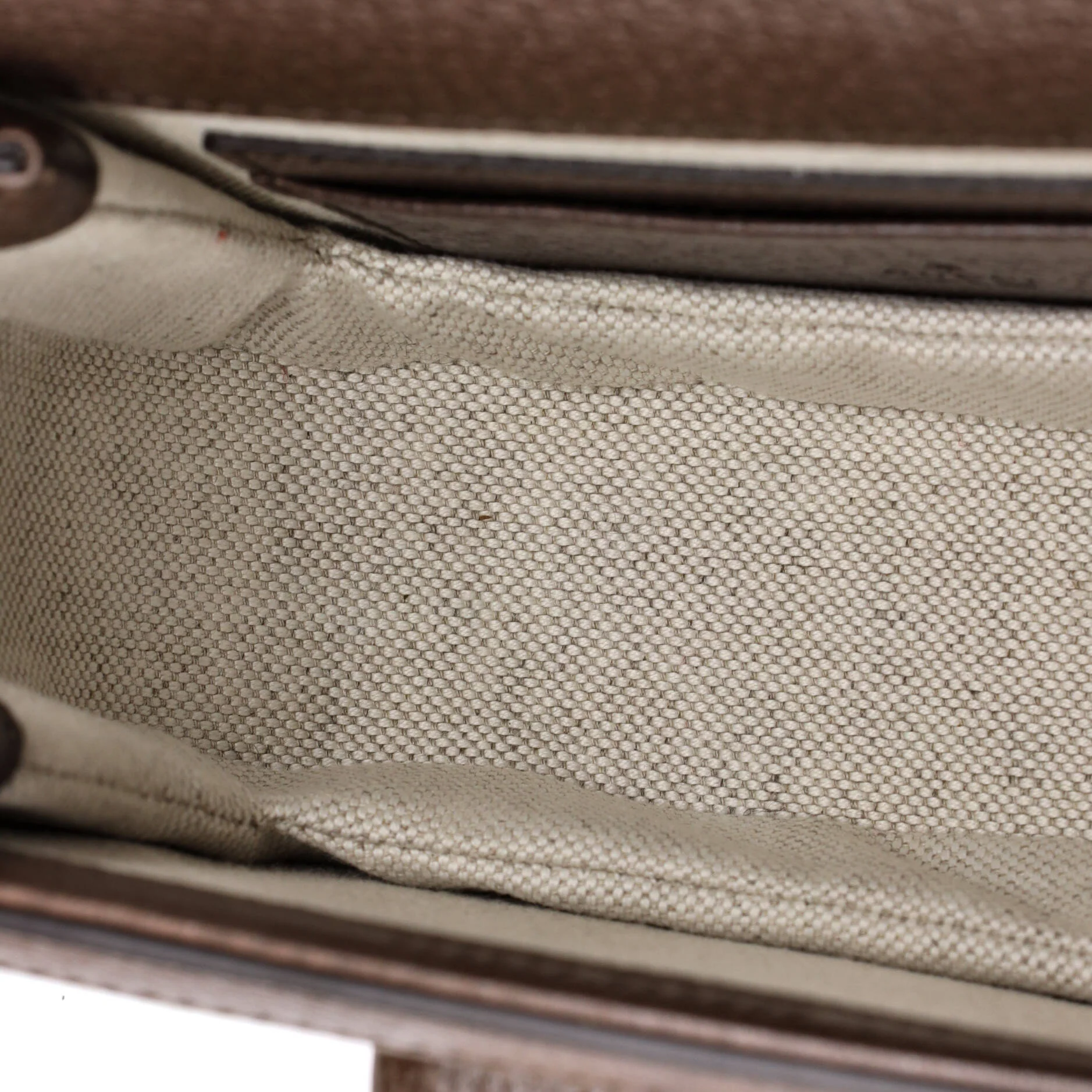 Bamboo 1947 Top Handle Bag Jumbo GG Canvas Mini - Image 5