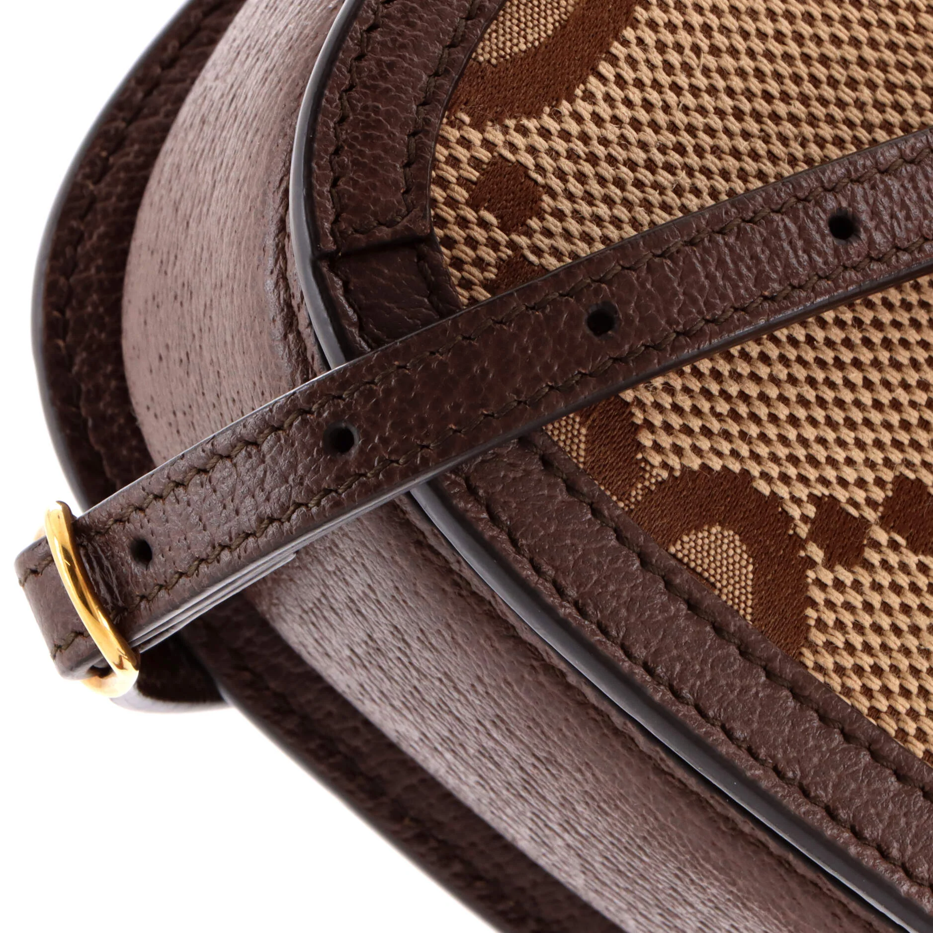Bamboo 1947 Top Handle Bag Jumbo GG Canvas Mini - Image 7