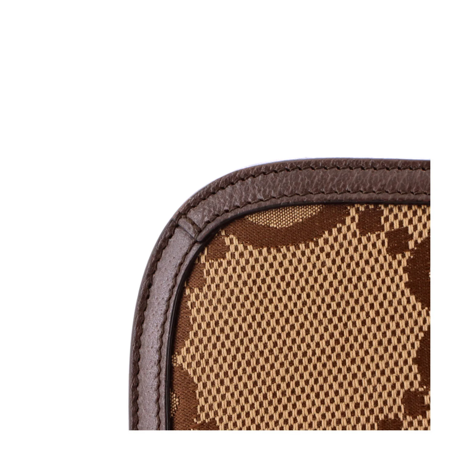Bamboo 1947 Top Handle Bag Jumbo GG Canvas Mini - Image 6