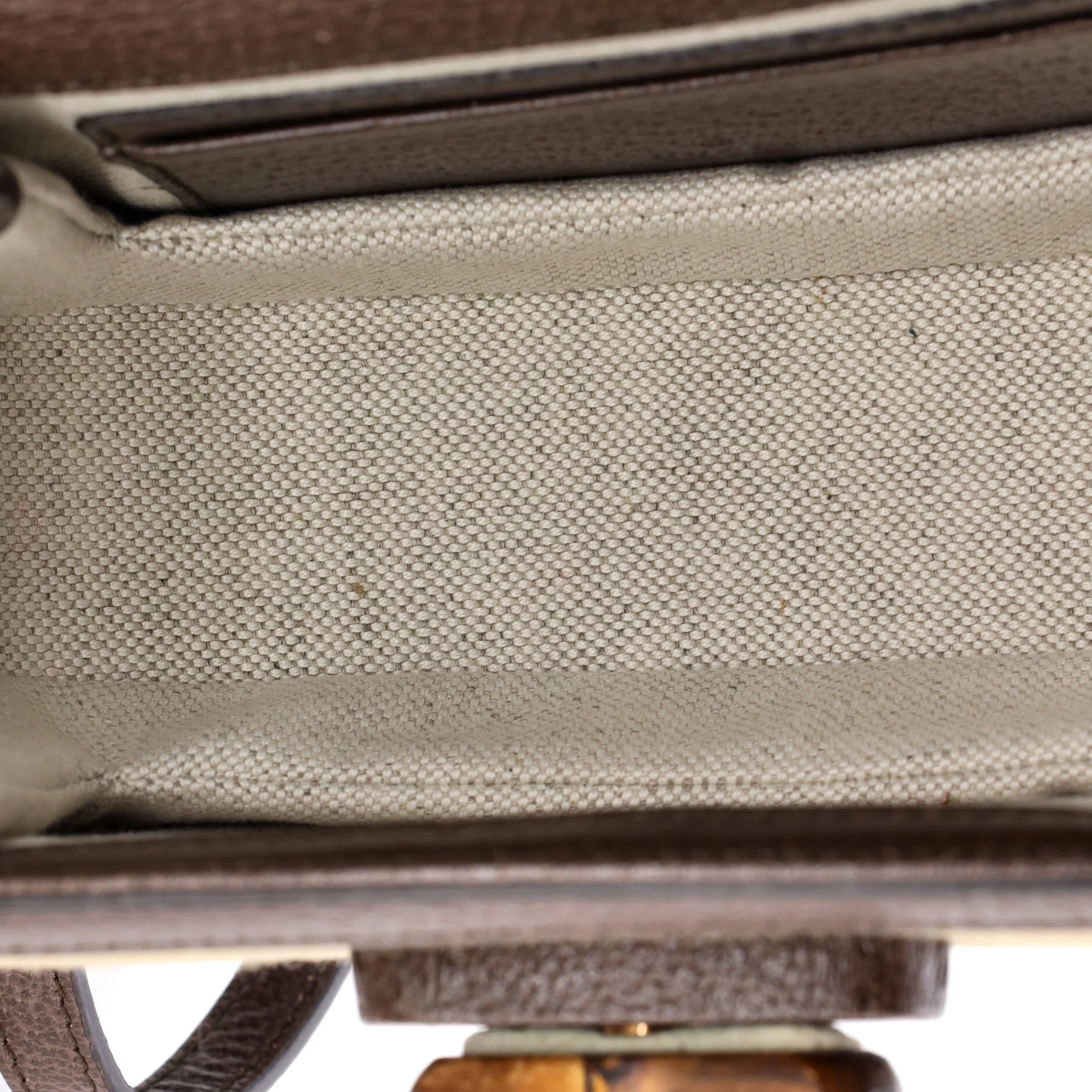 Bamboo 1947 Top Handle Bag Jumbo GG Canvas Mini - Image 5