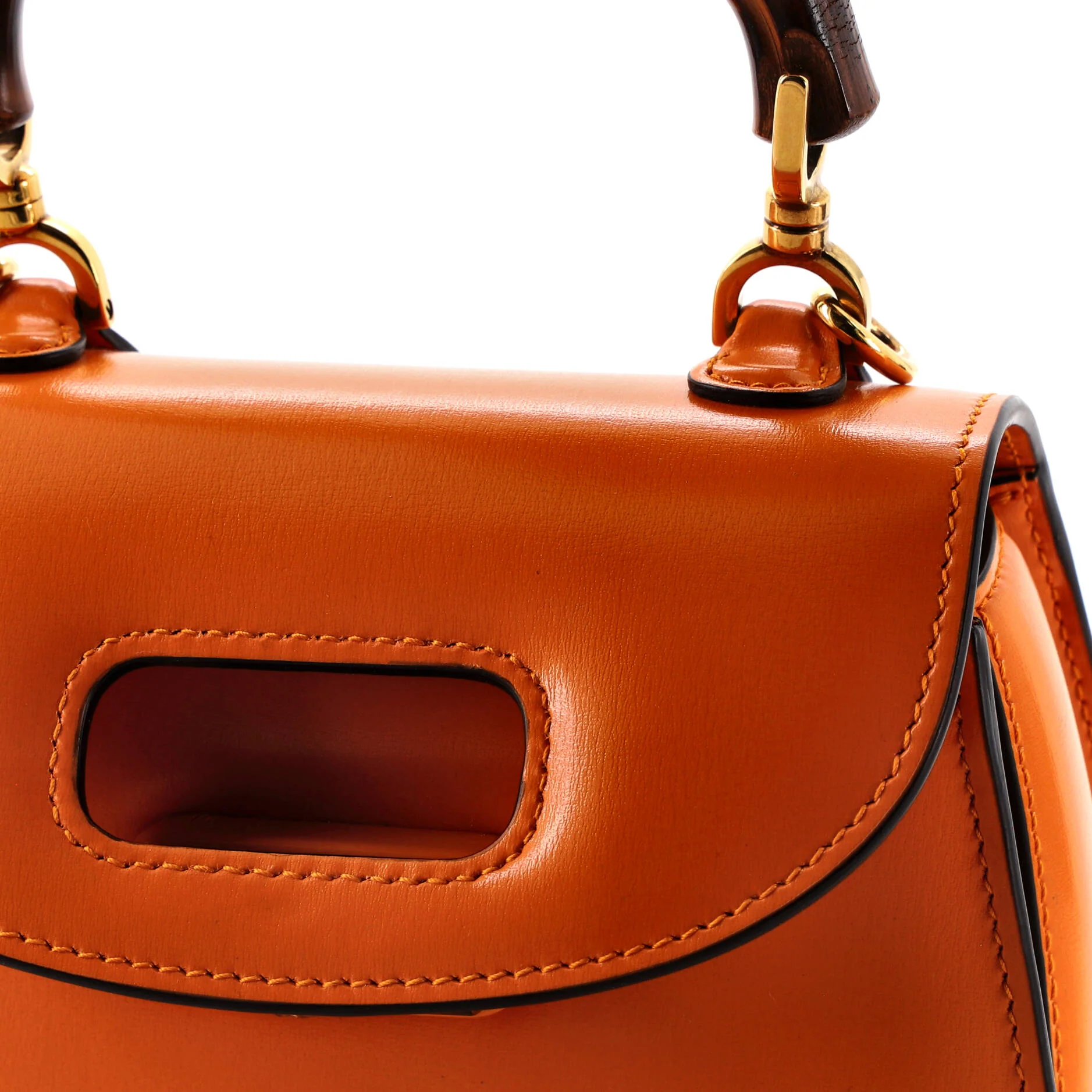 Bamboo 1947 Top Handle Bag Leather Mini - Image 7
