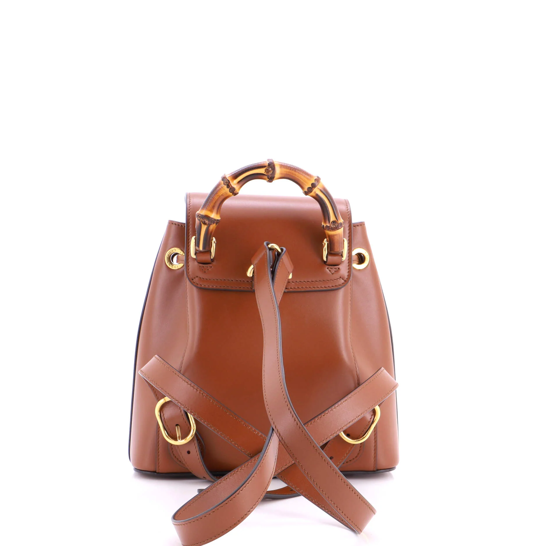 Bamboo Backpack Leather Small - Image 3