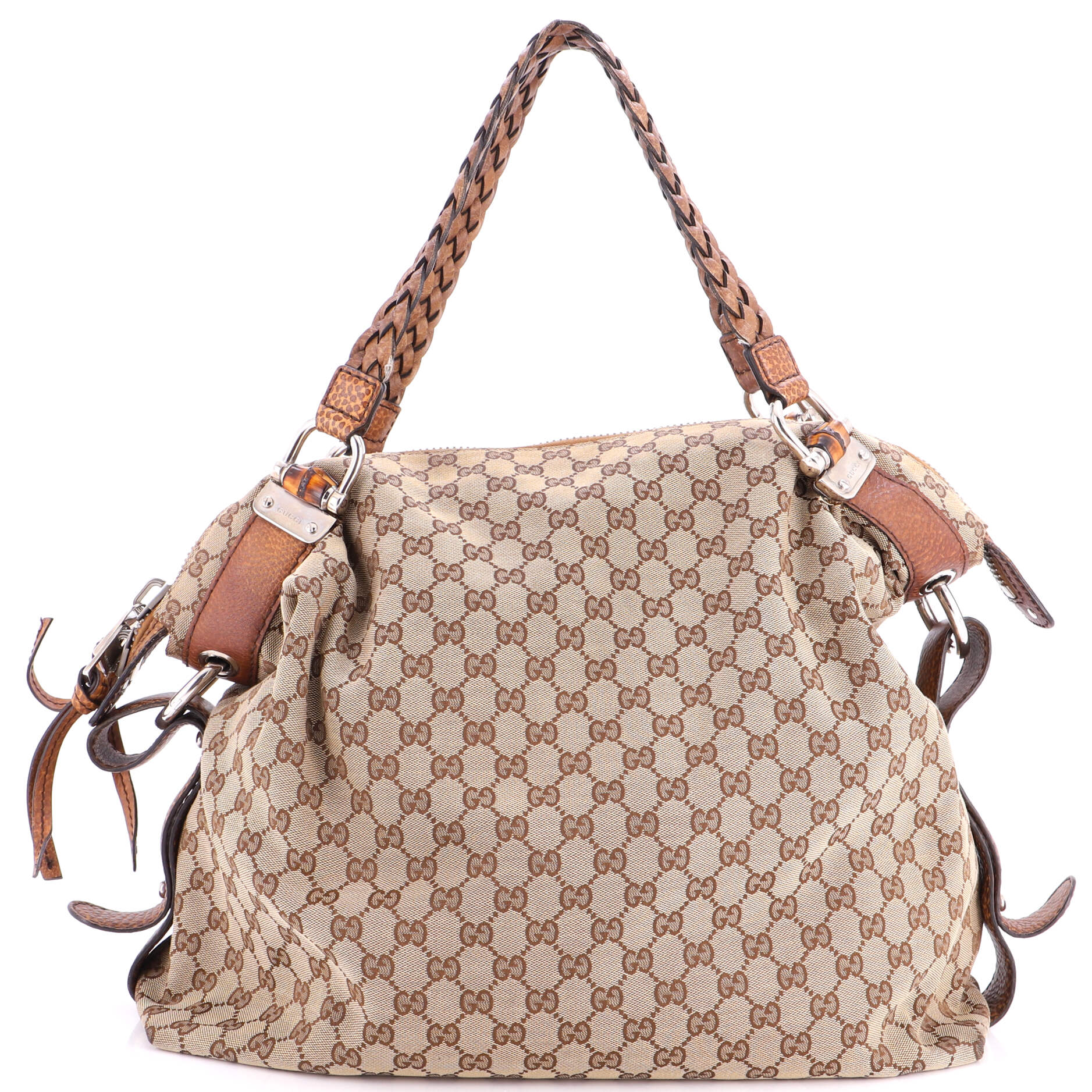 Bamboo Bar Shoulder Bag GG Canvas Large