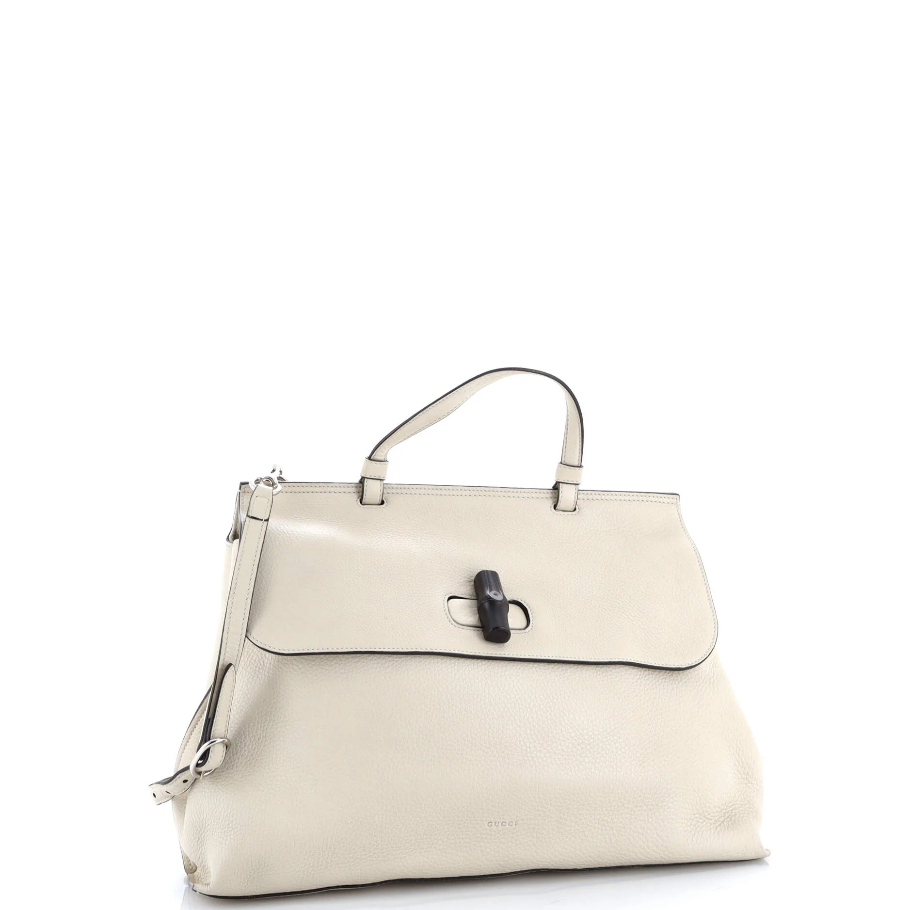 Bamboo Daily Top Handle Bag Leather Large - Image 2