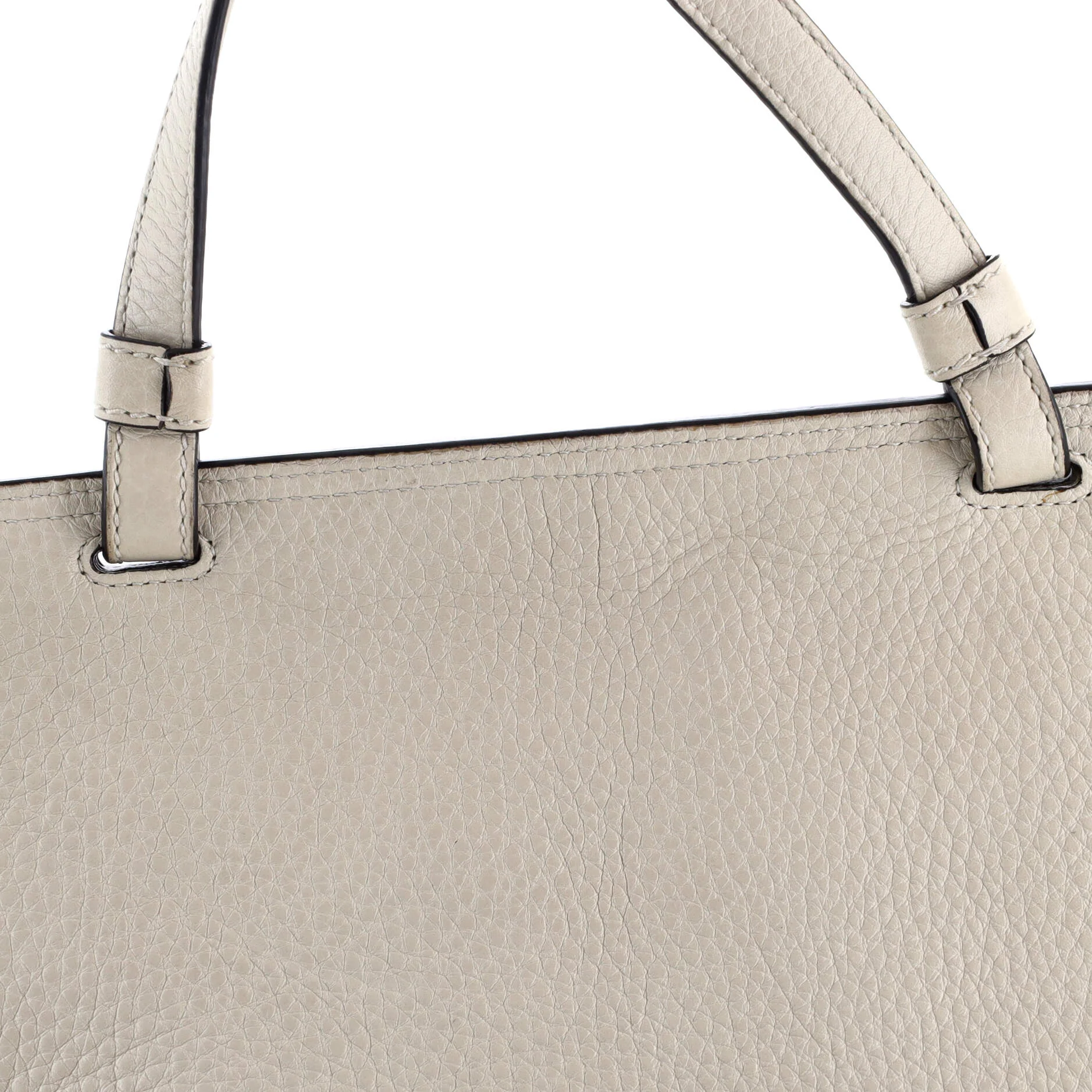 Bamboo Daily Top Handle Bag Leather Large - Image 7