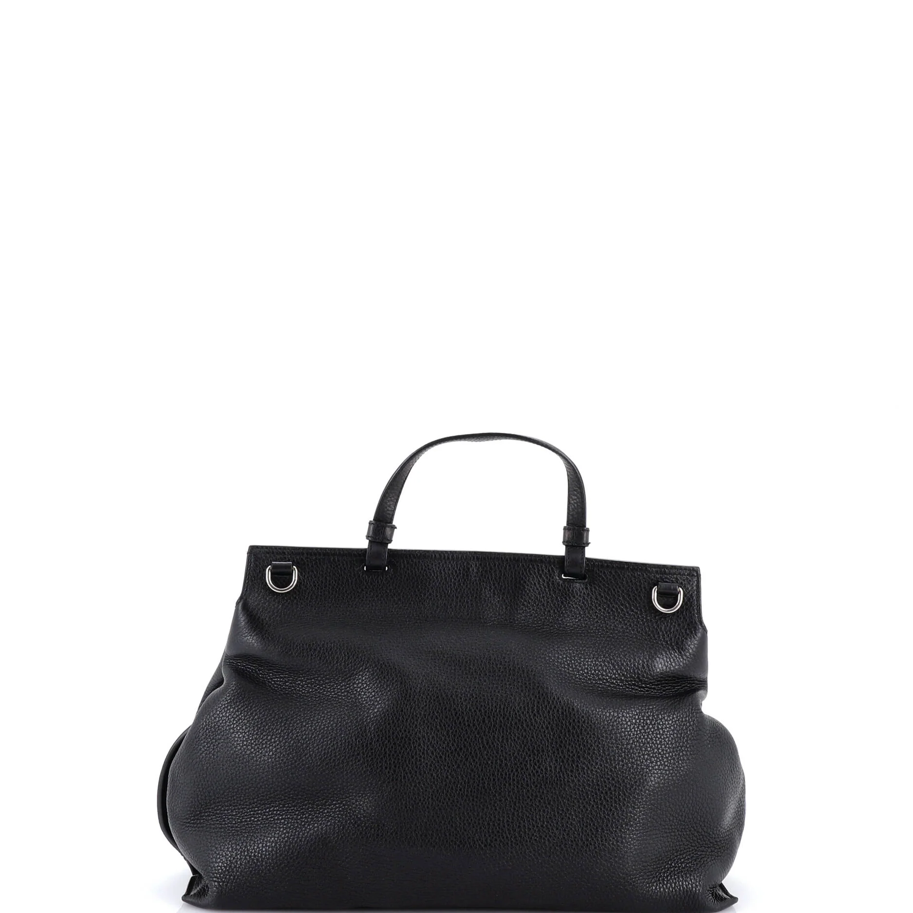 Bamboo Daily Top Handle Bag Leather Large - Image 3