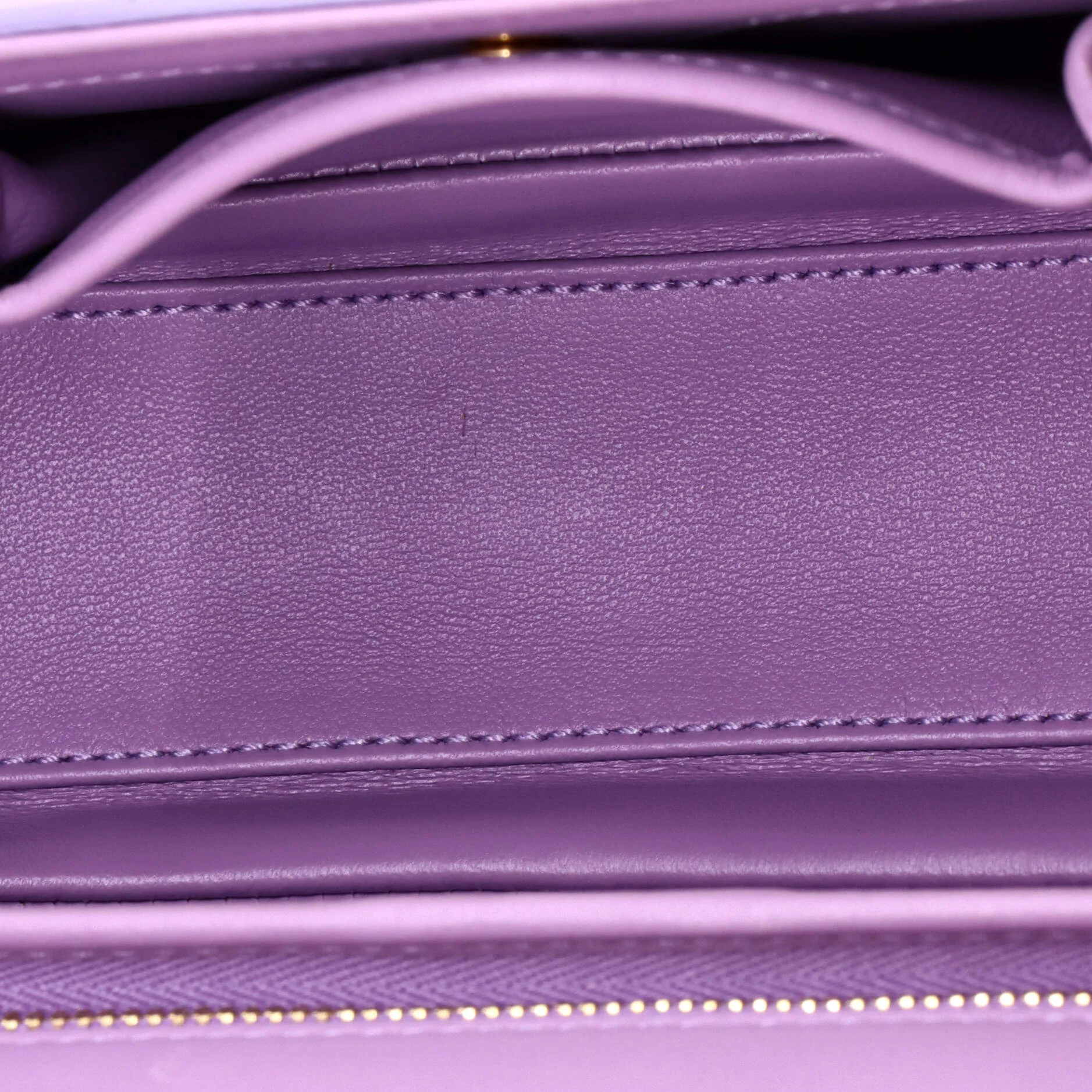 Bamboo Diva Top Handle Bag Polished Leather Medium - Image 6