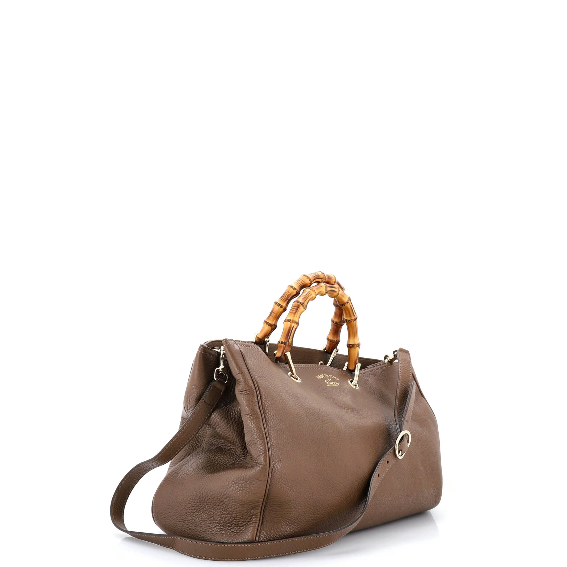 Bamboo Shopper Tote Leather Large - Image 2