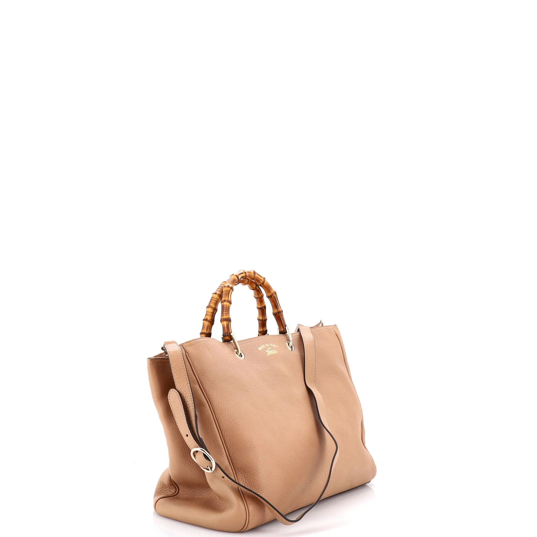 Bamboo Shopper Tote Leather Large - Image 2