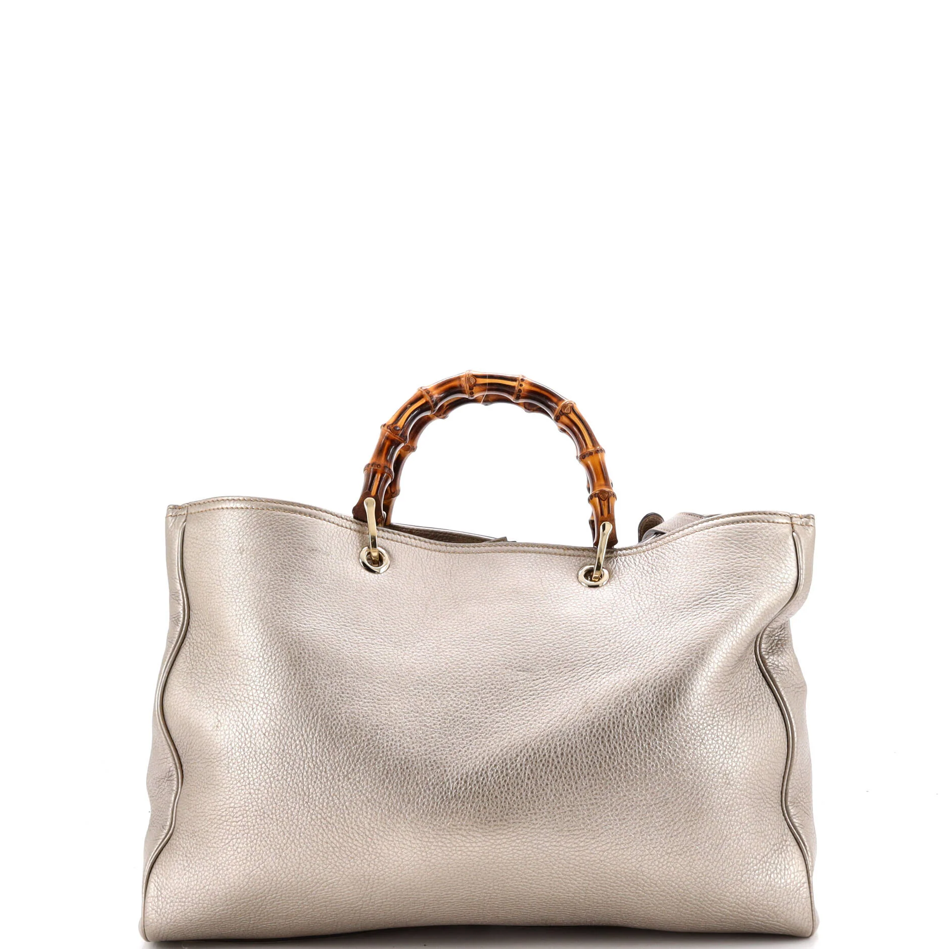 Bamboo Shopper Tote Leather Large - Image 3