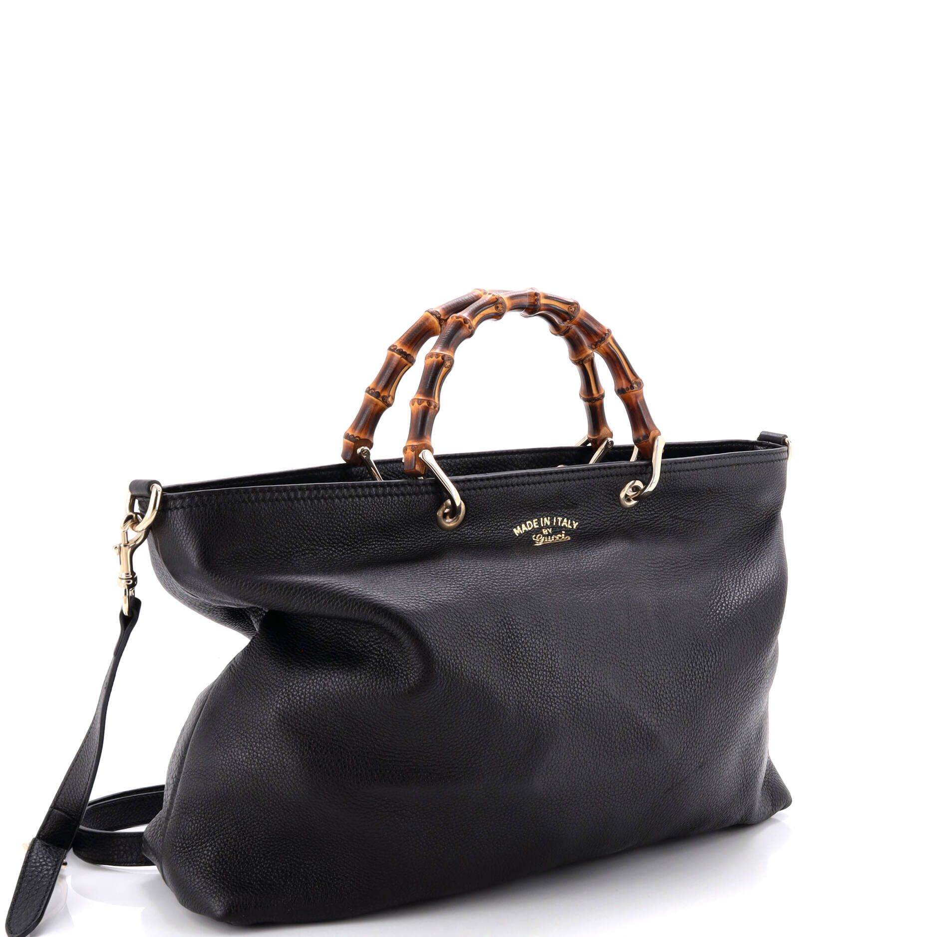 Bamboo Shopper Tote Leather Large - Image 2