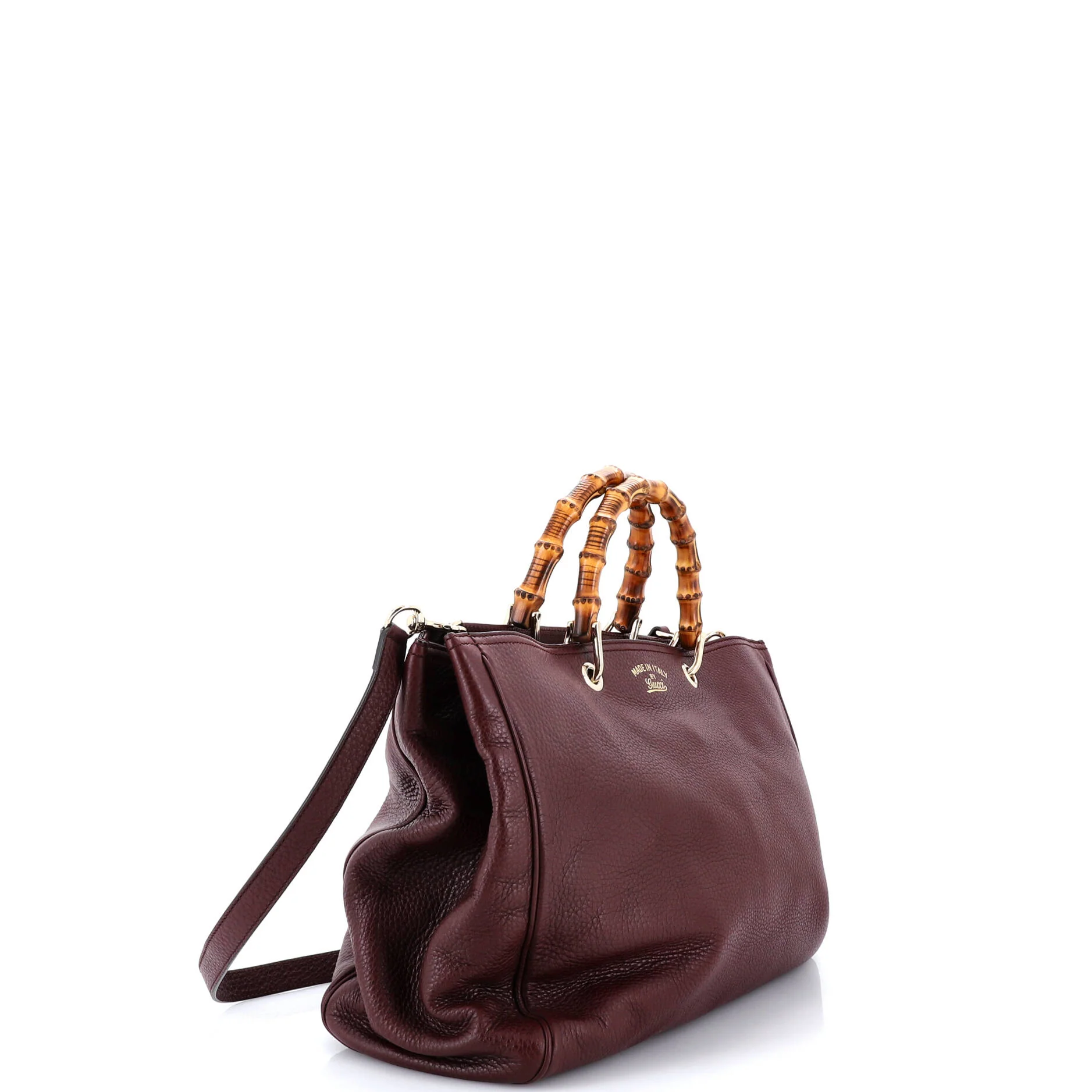 Bamboo Shopper Tote Leather Large - Image 2