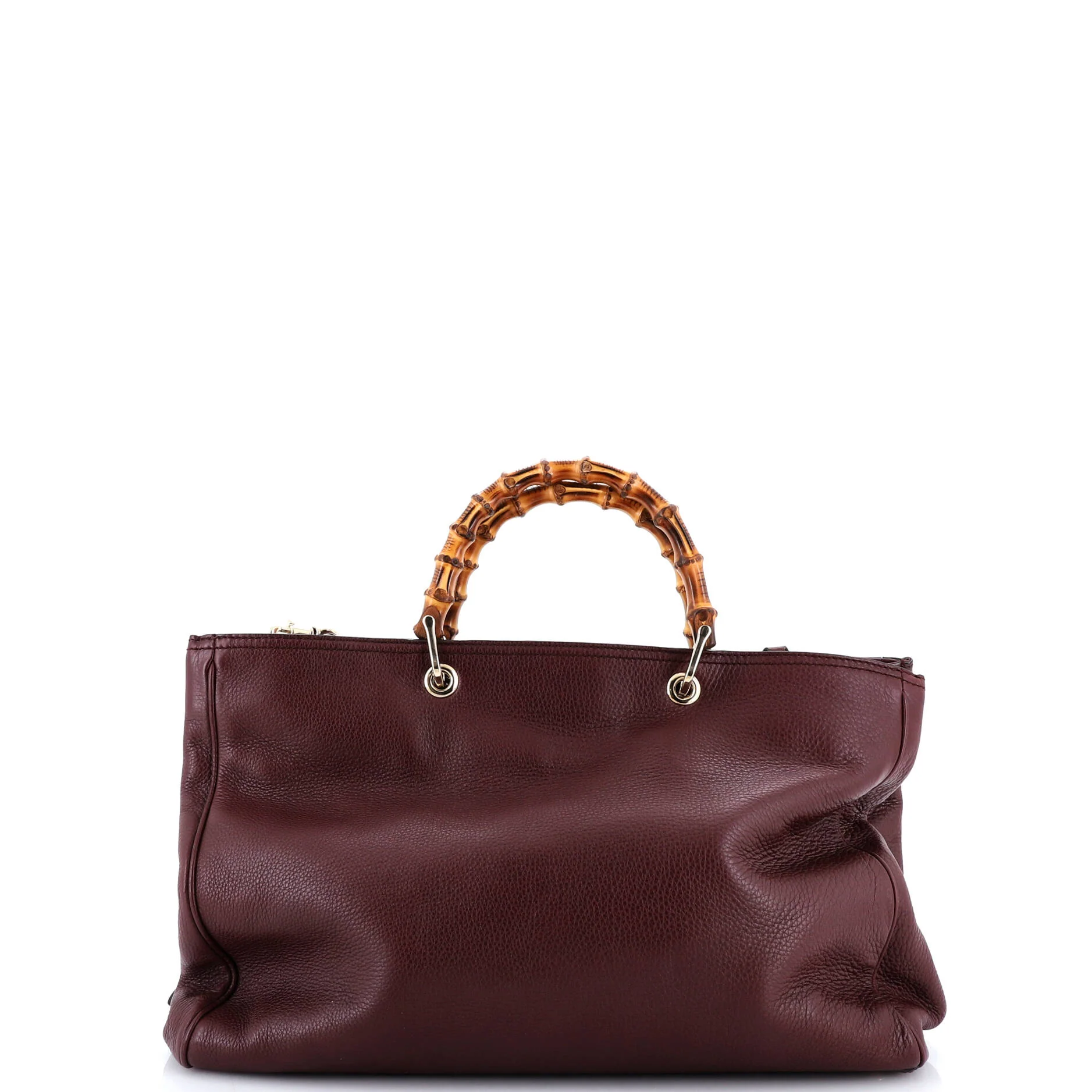Bamboo Shopper Tote Leather Large - Image 3
