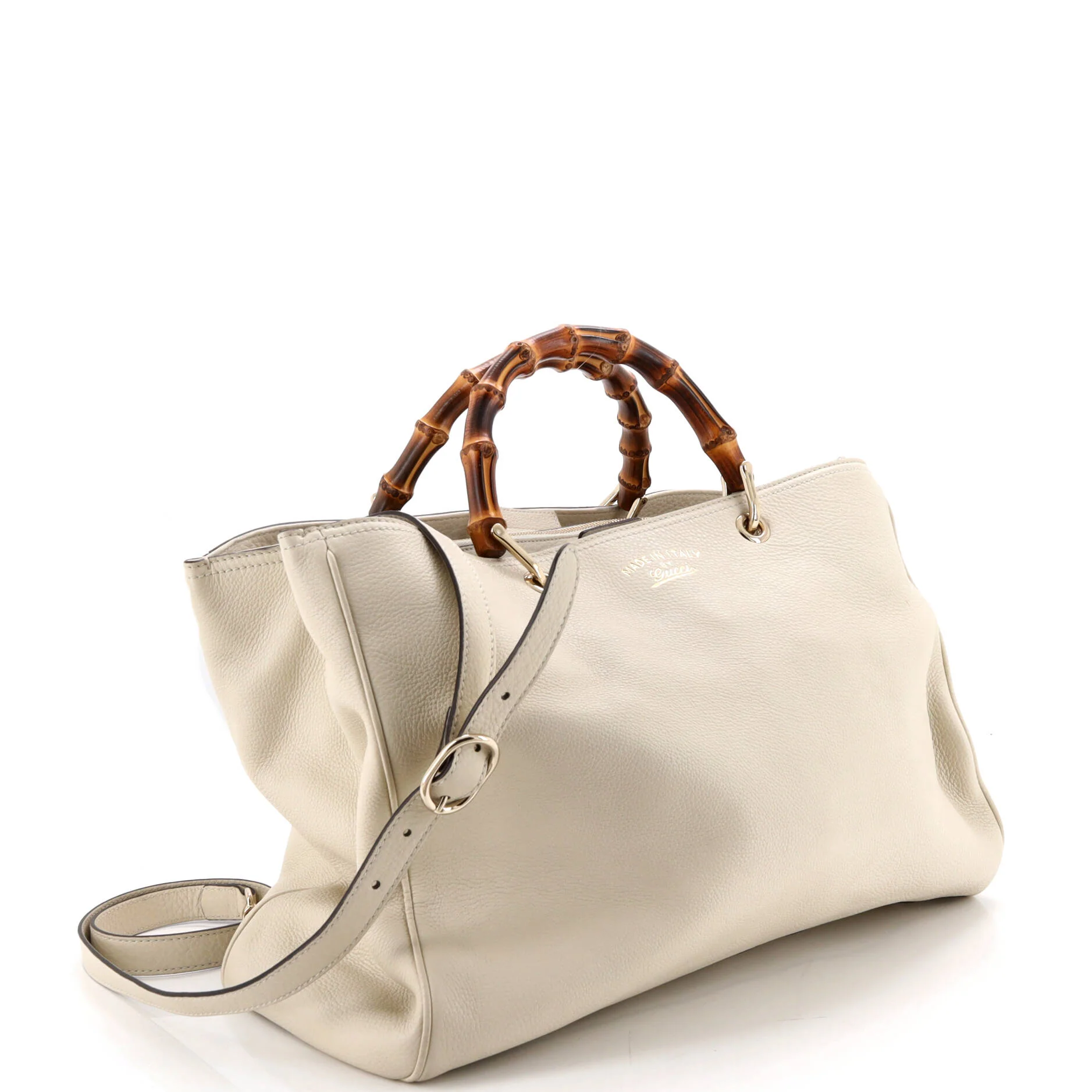 Bamboo Shopper Tote Leather Large - Image 2