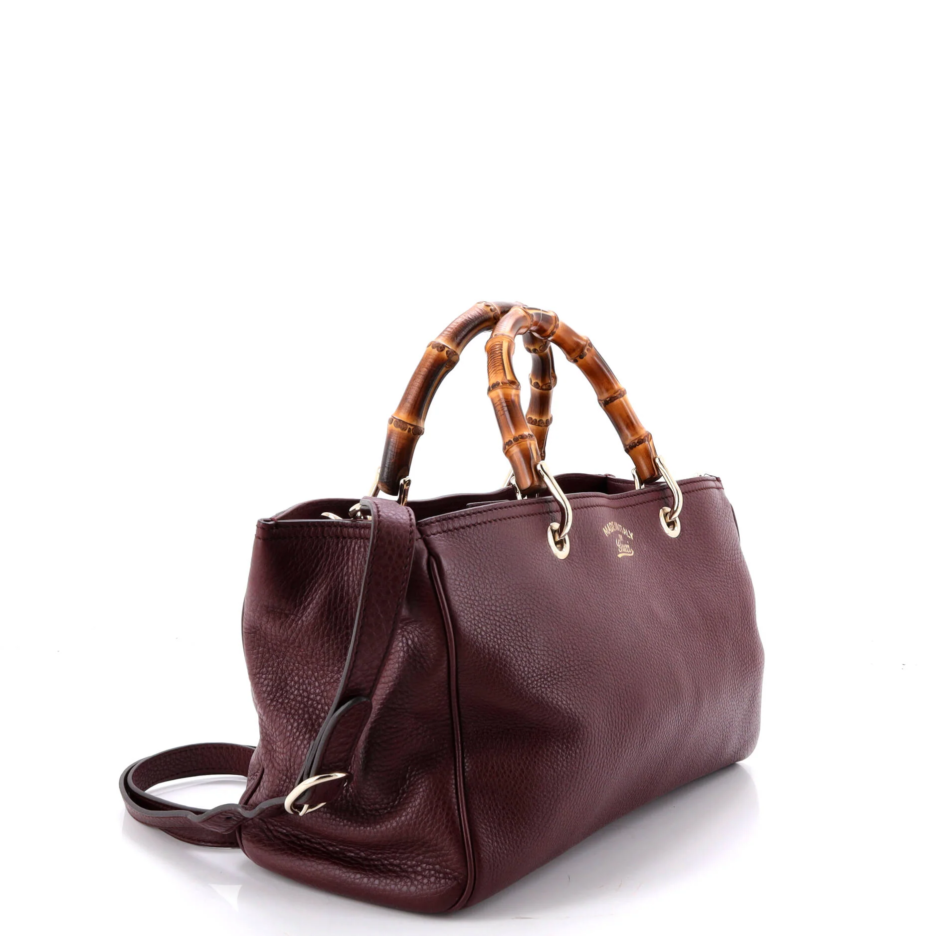 Bamboo Shopper Tote Leather Medium - Image 2