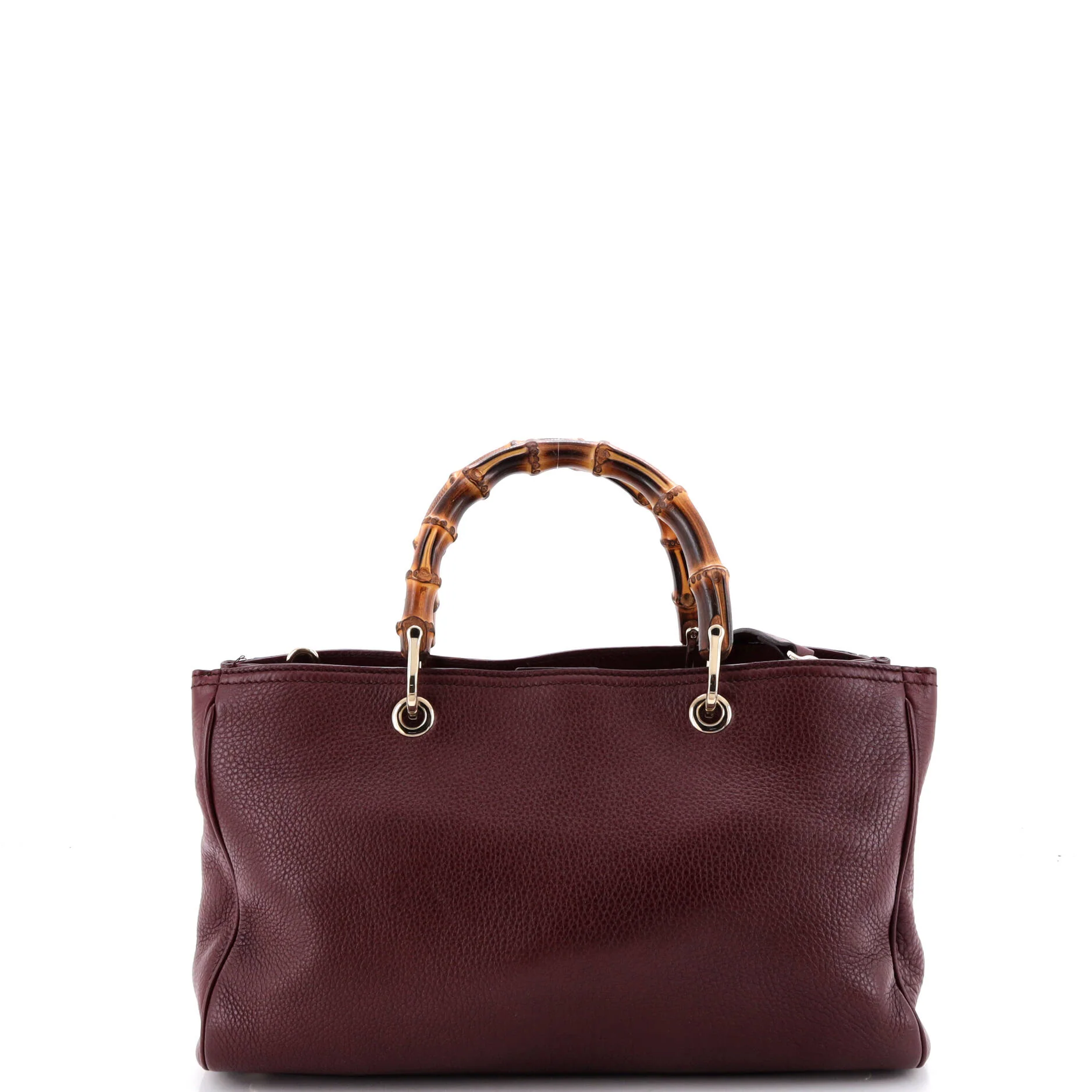 Bamboo Shopper Tote Leather Medium - Image 3