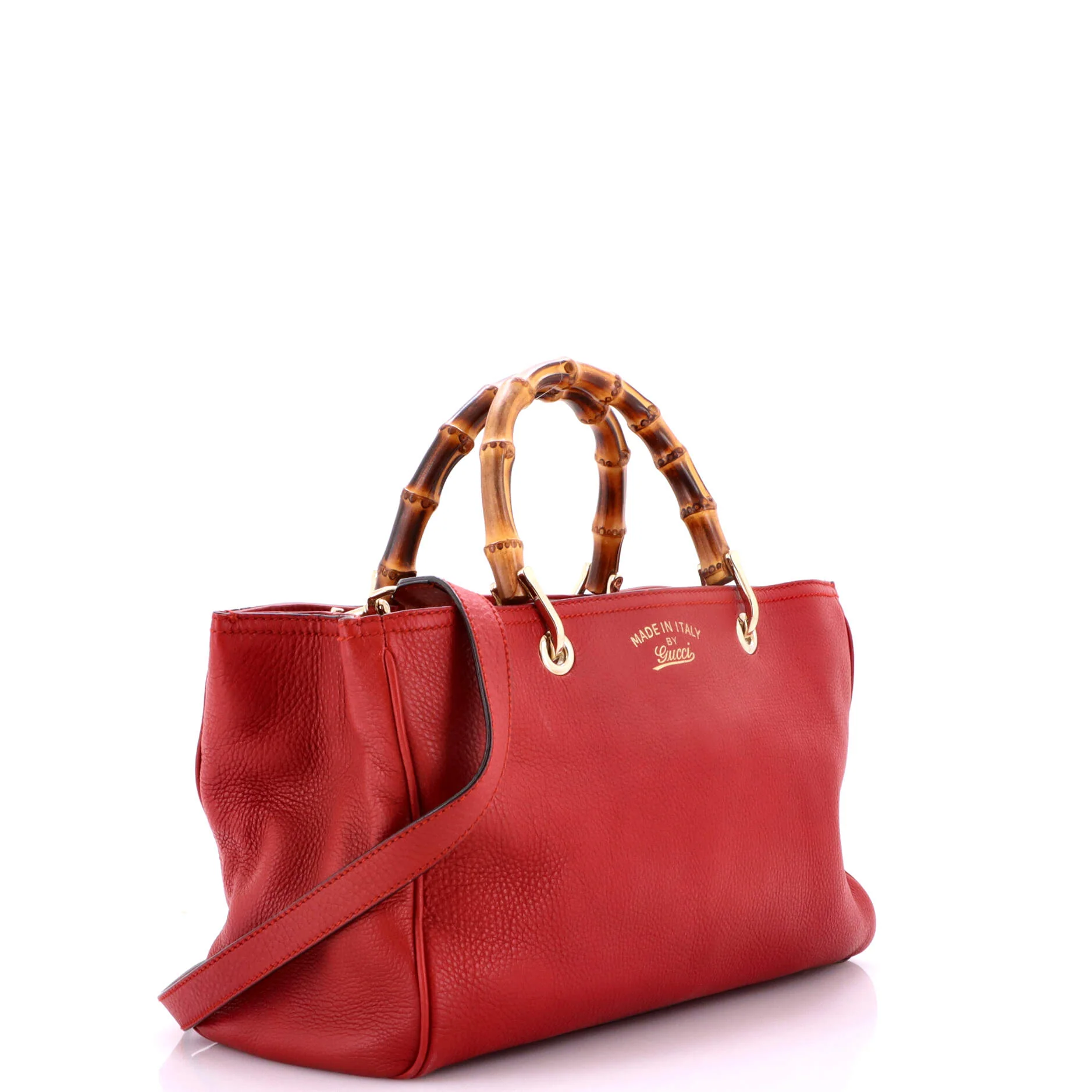 Bamboo Shopper Tote Leather Medium - Image 2
