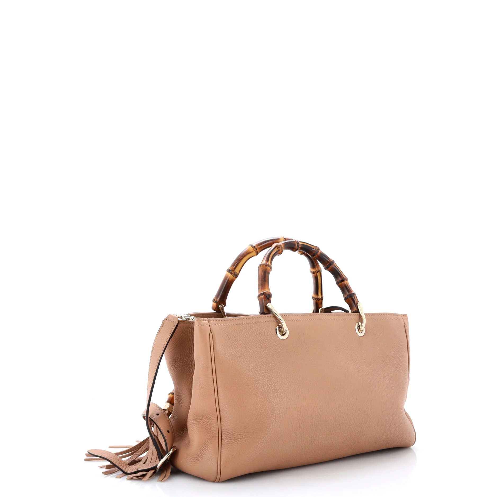 Bamboo Shopper Tote Leather Medium - Image 2