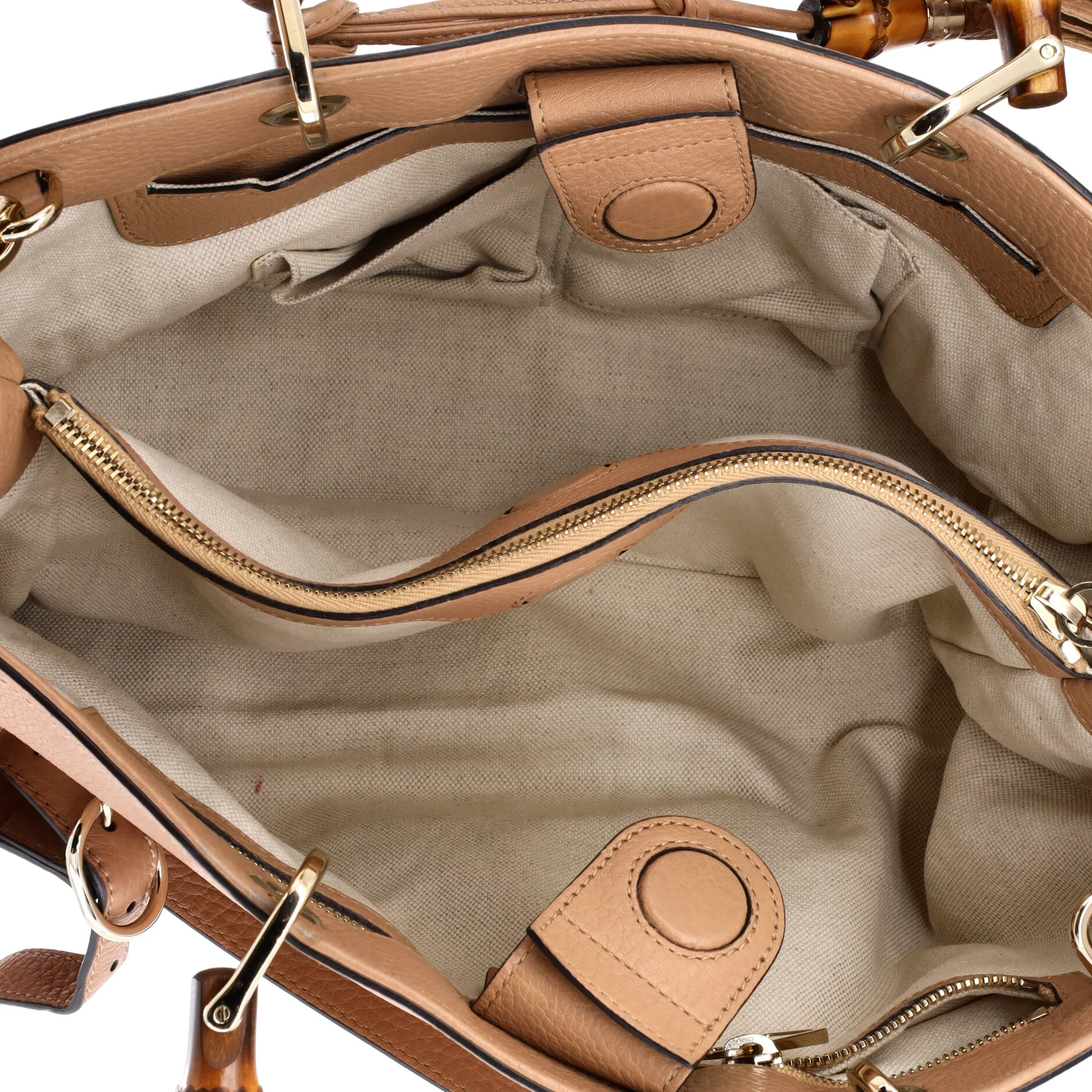 Bamboo Shopper Tote Leather Medium - Image 5