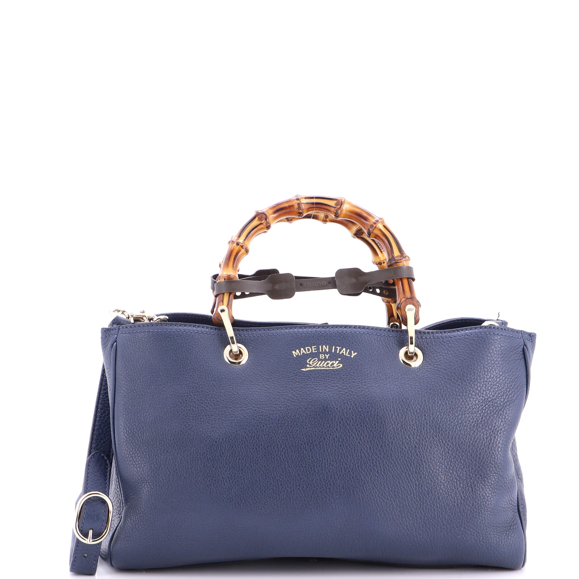 Bamboo Shopper Tote Leather Medium