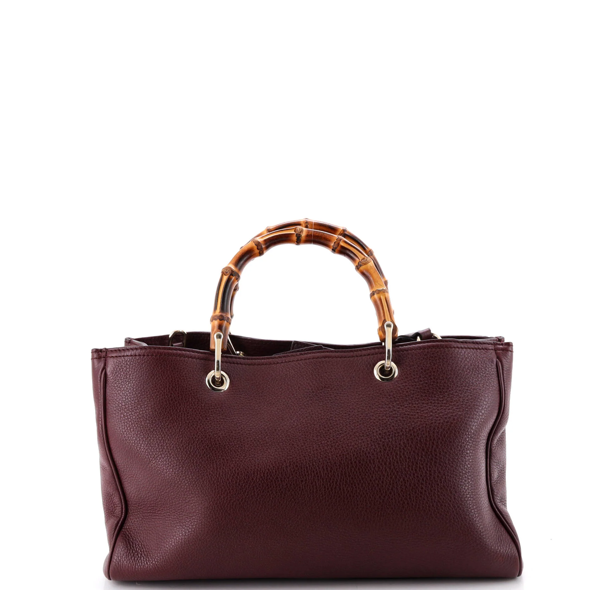 Bamboo Shopper Tote Leather Medium - Image 3