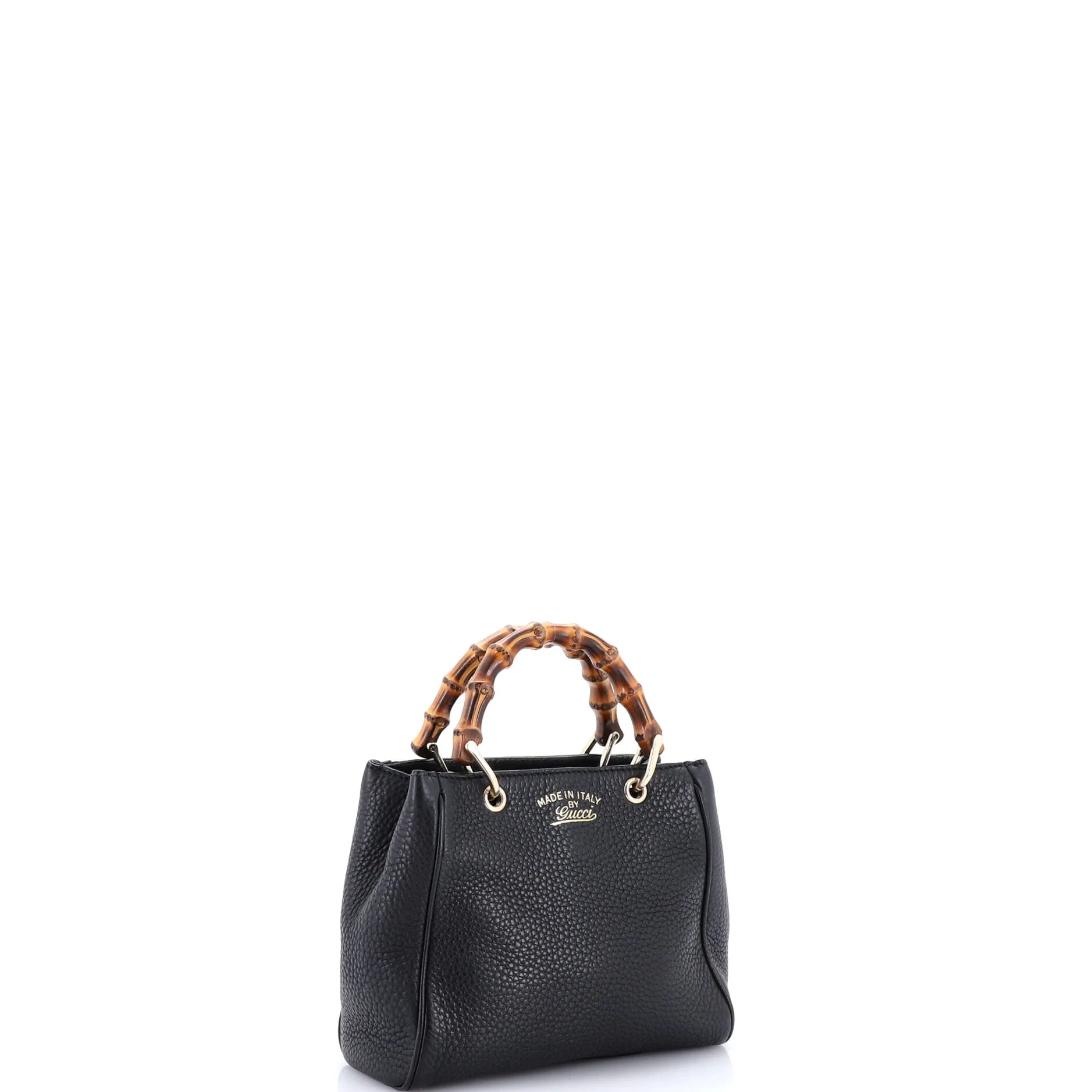 Bamboo Shopper Tote Leather Mini - Image 2