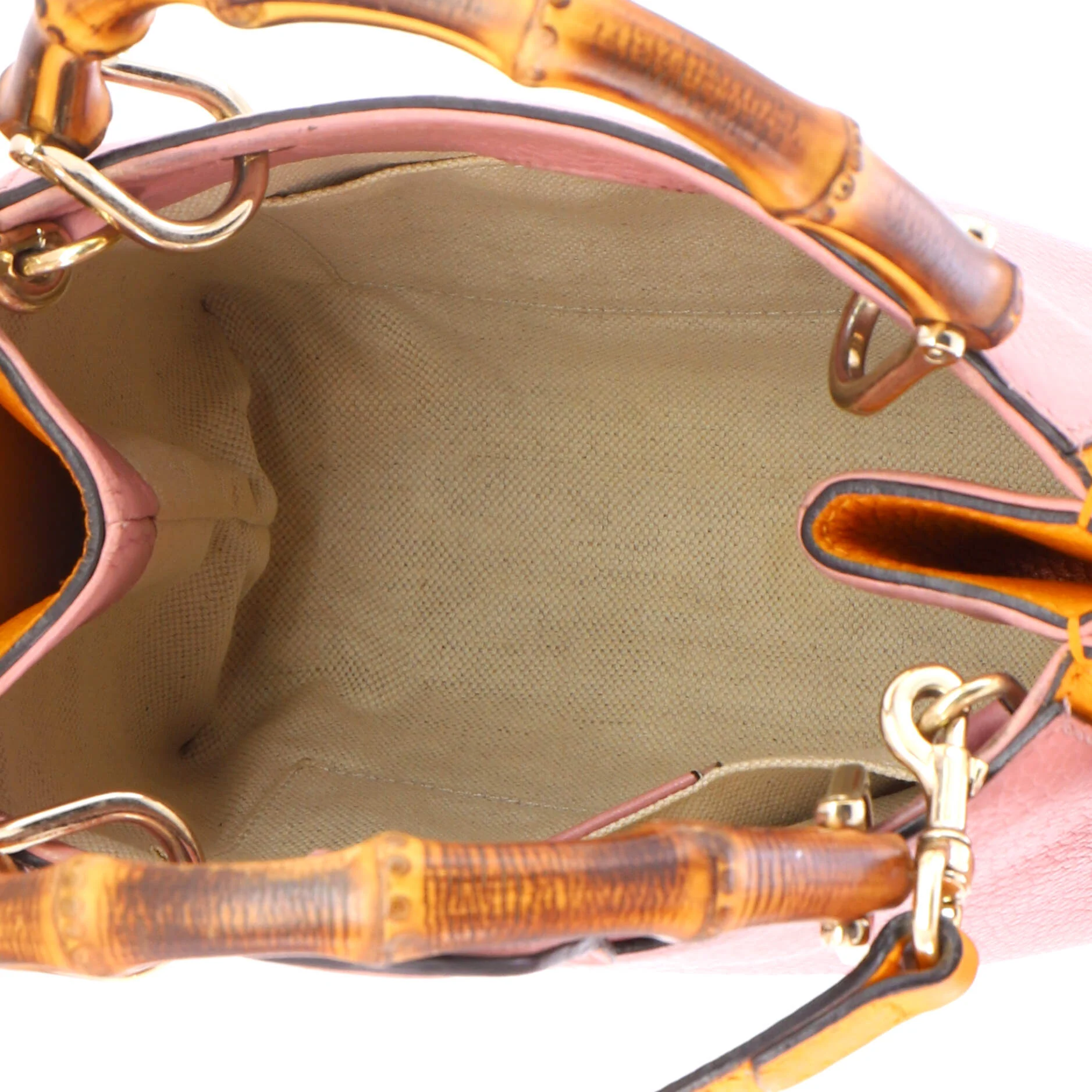 Bamboo Shopper Tote Leather Mini - Image 5