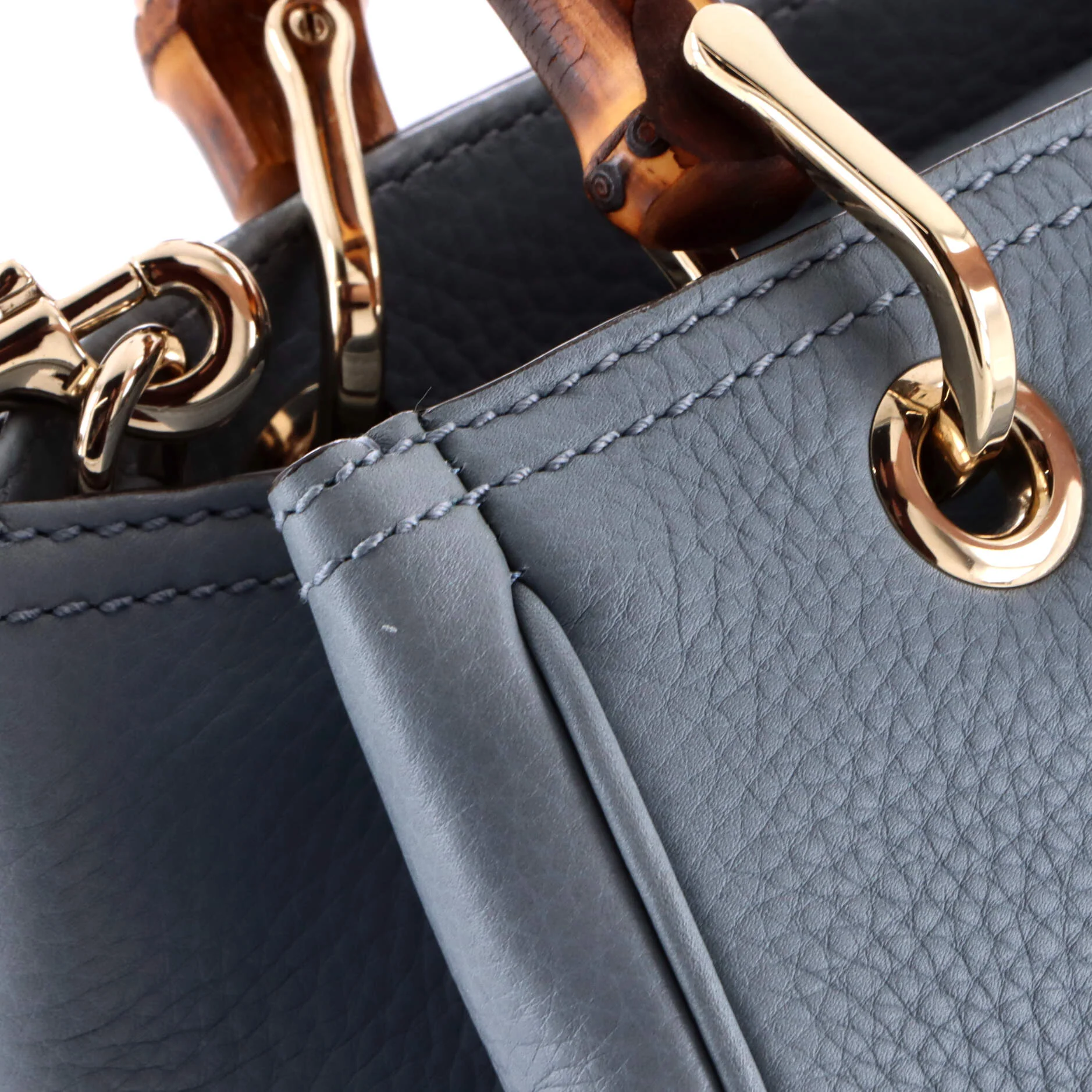 Bamboo Shopper Tote Leather Small - Image 6