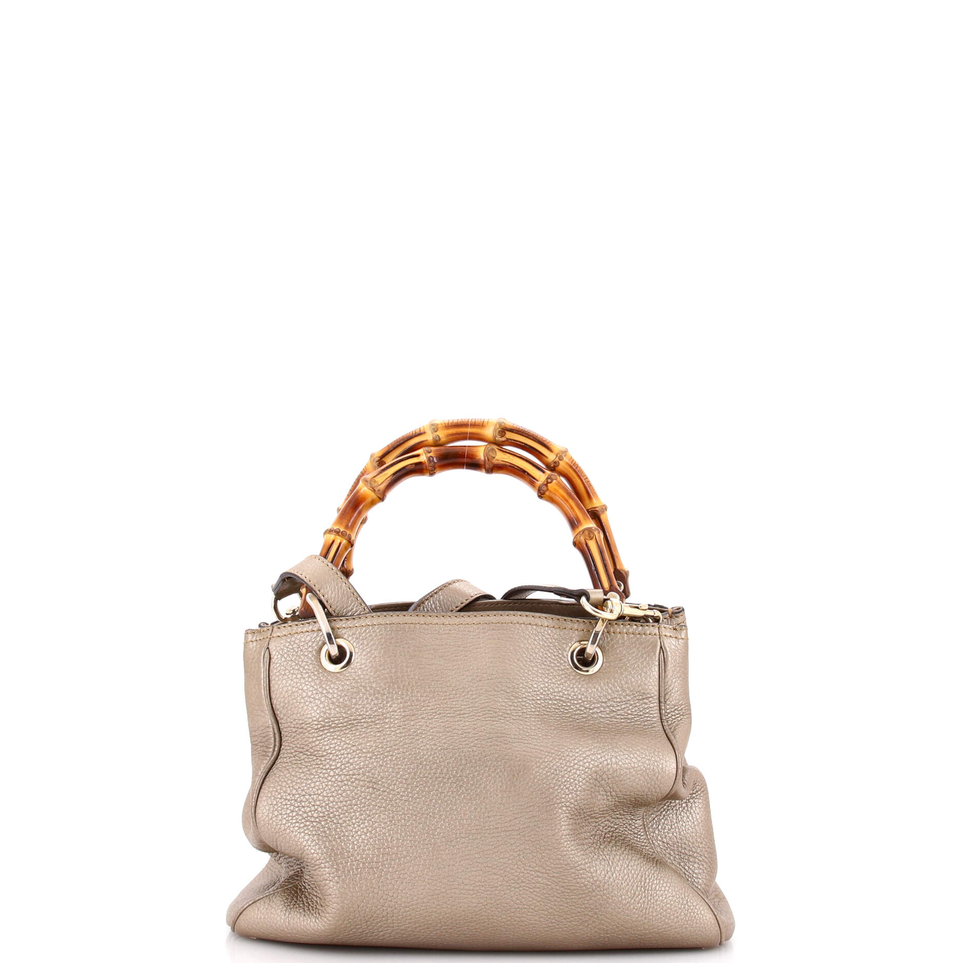 Bamboo Shopper Tote Leather Small - Image 3