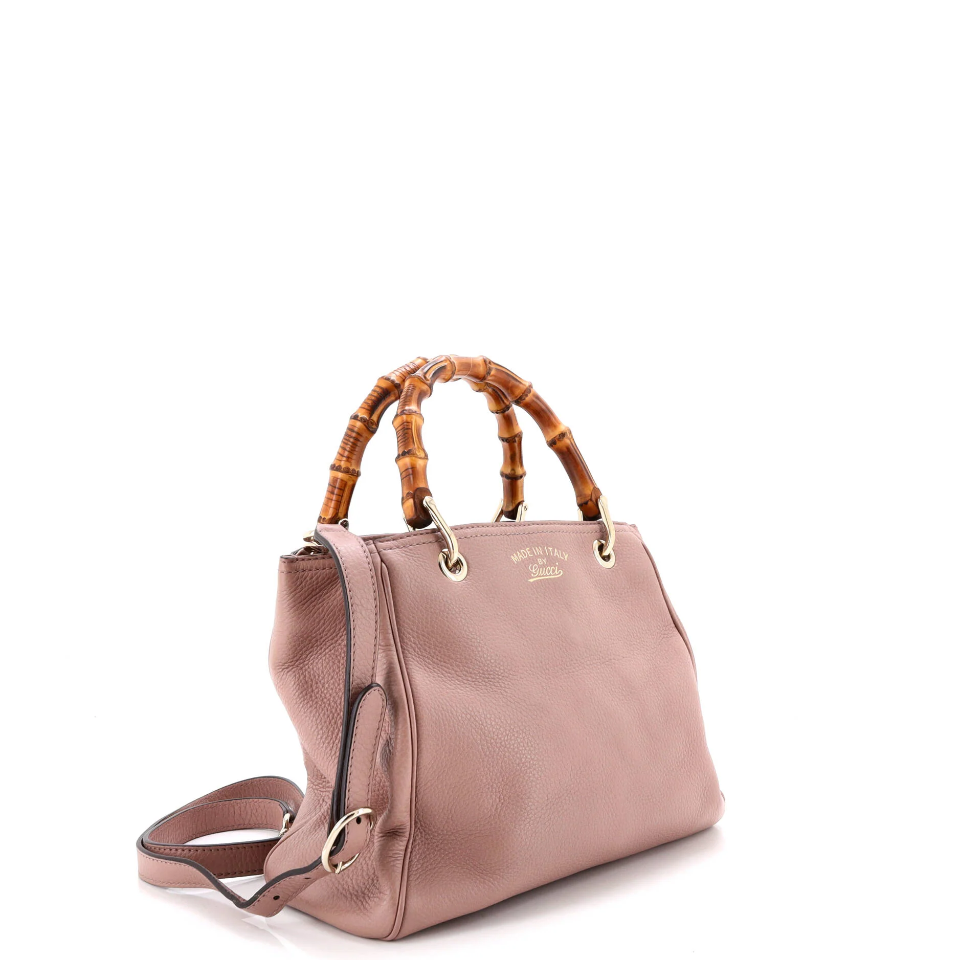 Bamboo Shopper Tote Leather Small - Image 2